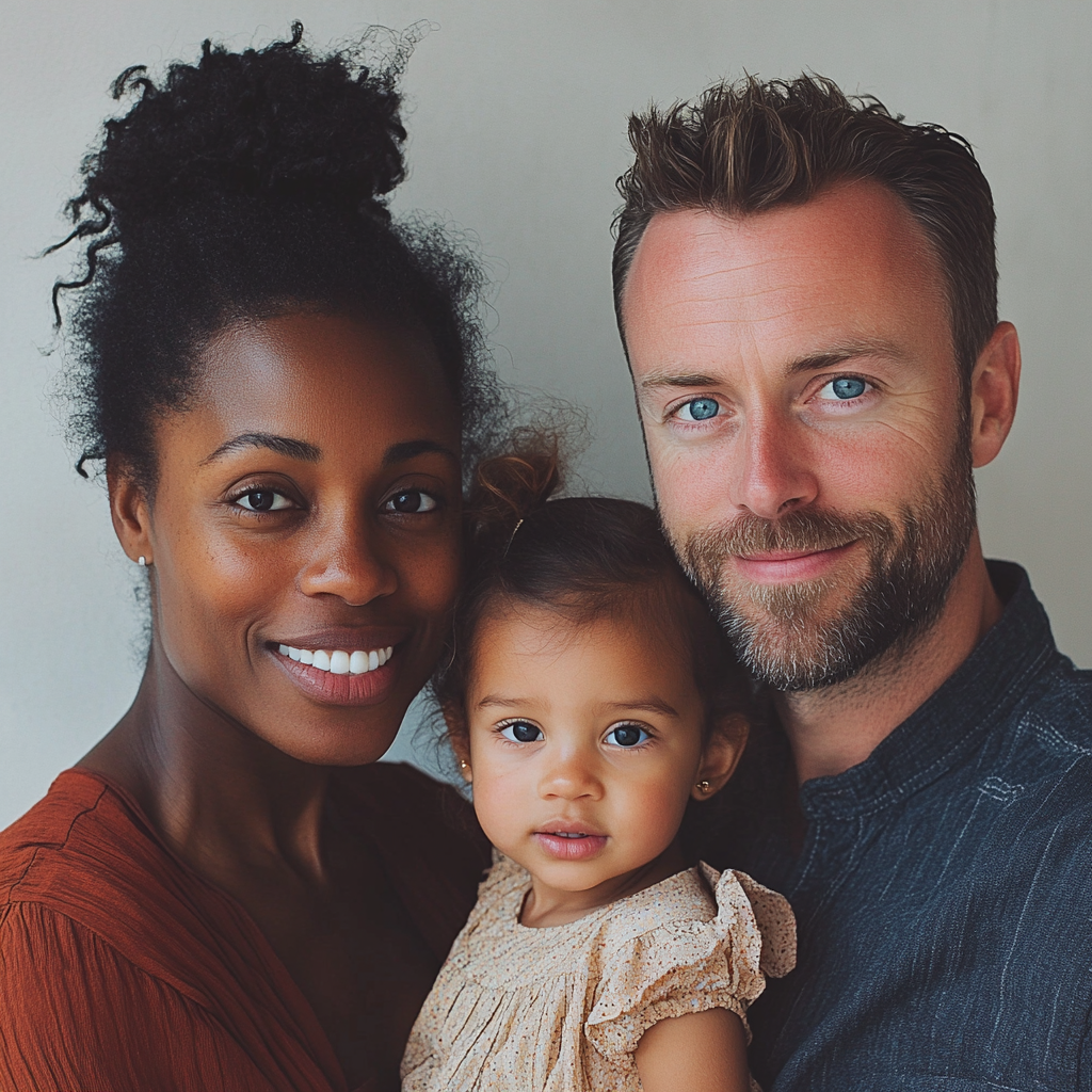 Un couple avec sa fille | Source : Midjourney