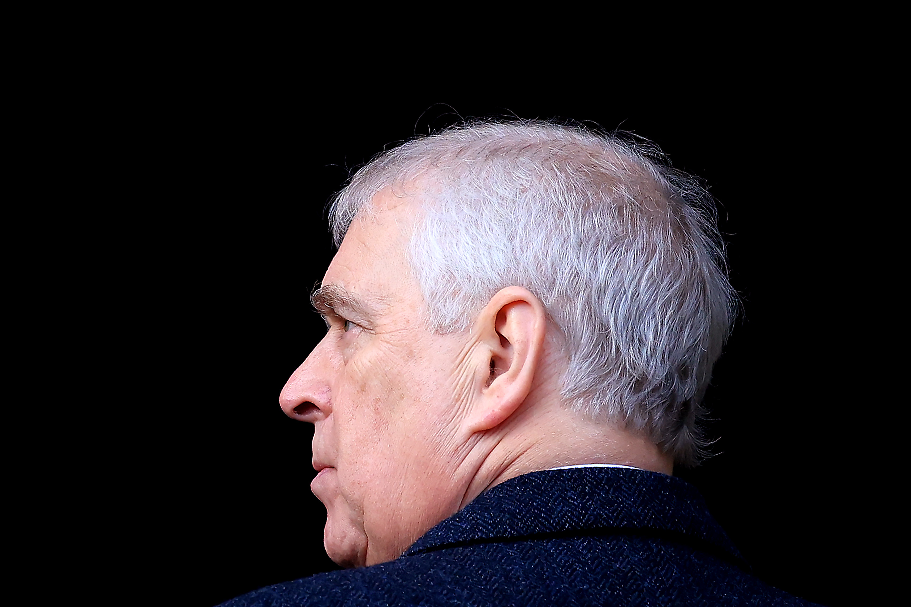 Andrew Mountbatten-Windsor lors du service religieux du matin de Noël à l'église de Sandringham, le 25 décembre 2023, à Norfolk, en Angleterre. | Source : Getty Images