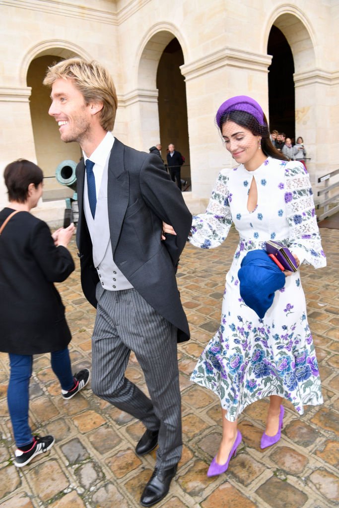 Le prince Christian de Hanovre et sa femme la princesse Alessandra de Osma le 19 octobre 2019 à Paris. l Photo : Getty Images