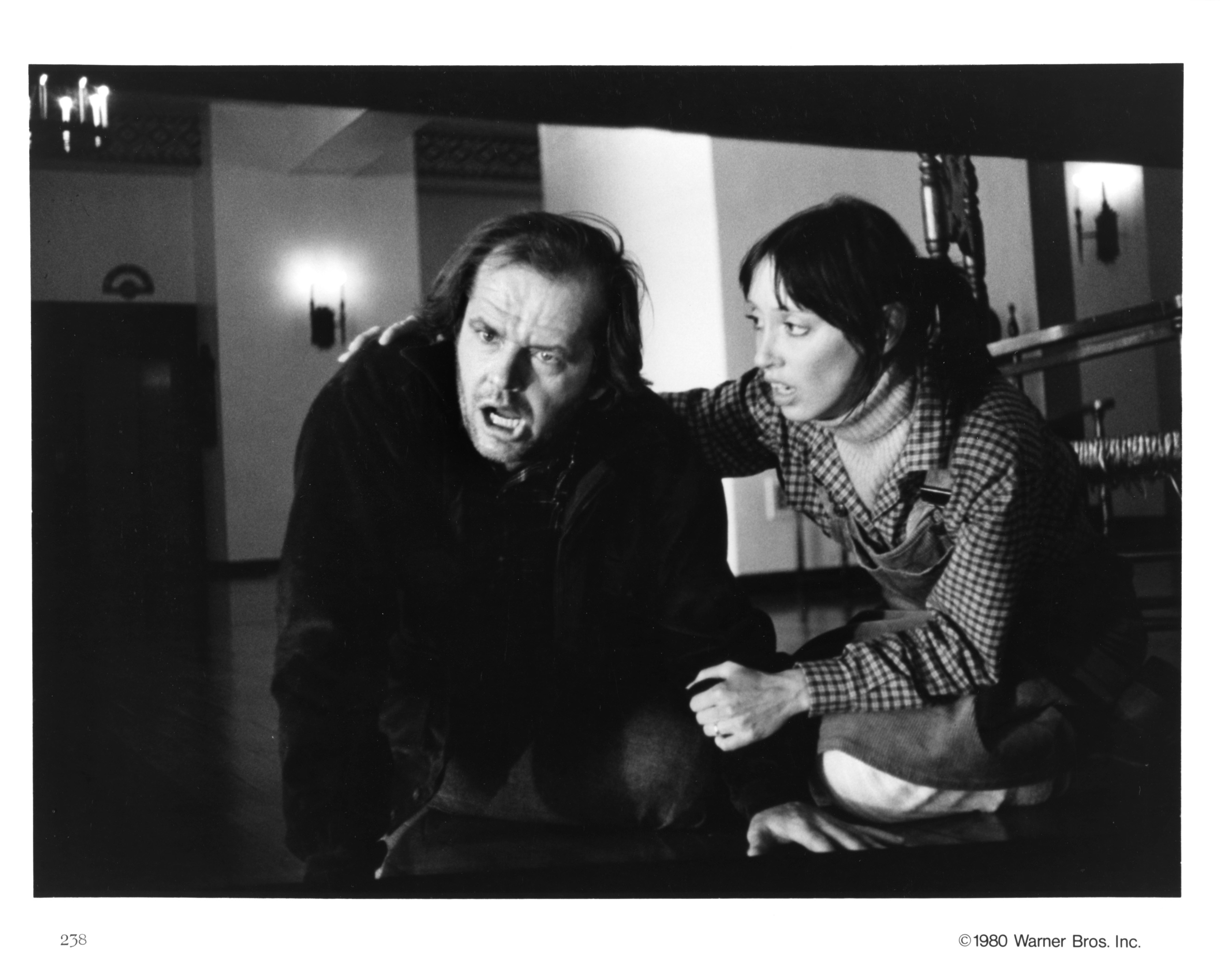 Jack Nicholson et Shelley Duvall sur le tournage de "The Shining", 1980 | Source : Getty Images