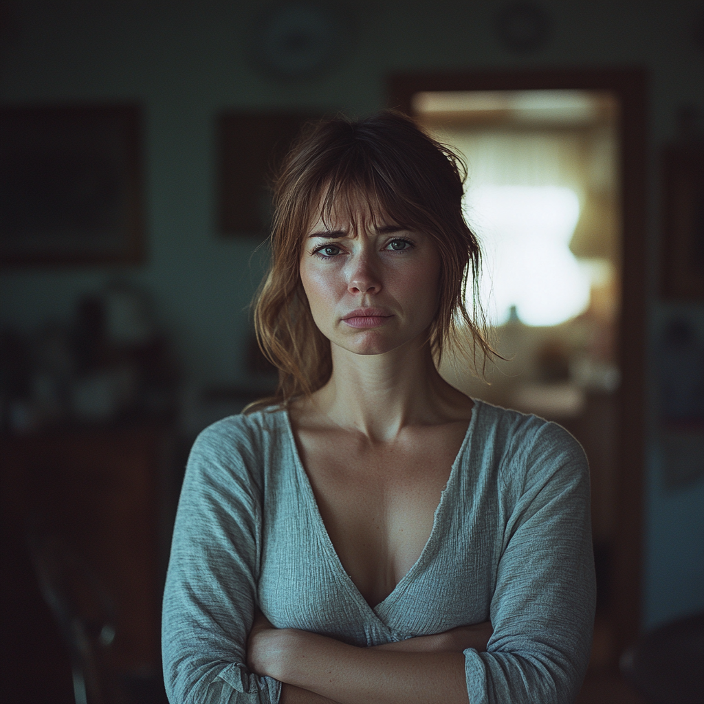 Une femme bouleversée | Source : Midjourney