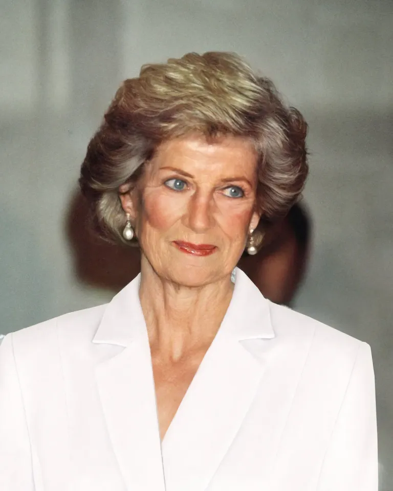 Approximation de l'apparence de la princesse Diana à 62 ans. | Source : Getty Images
