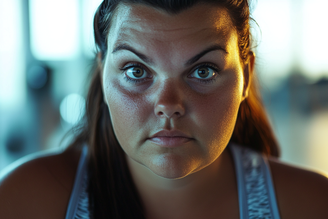 Une femme dans une salle de sport | Source : Midjourney