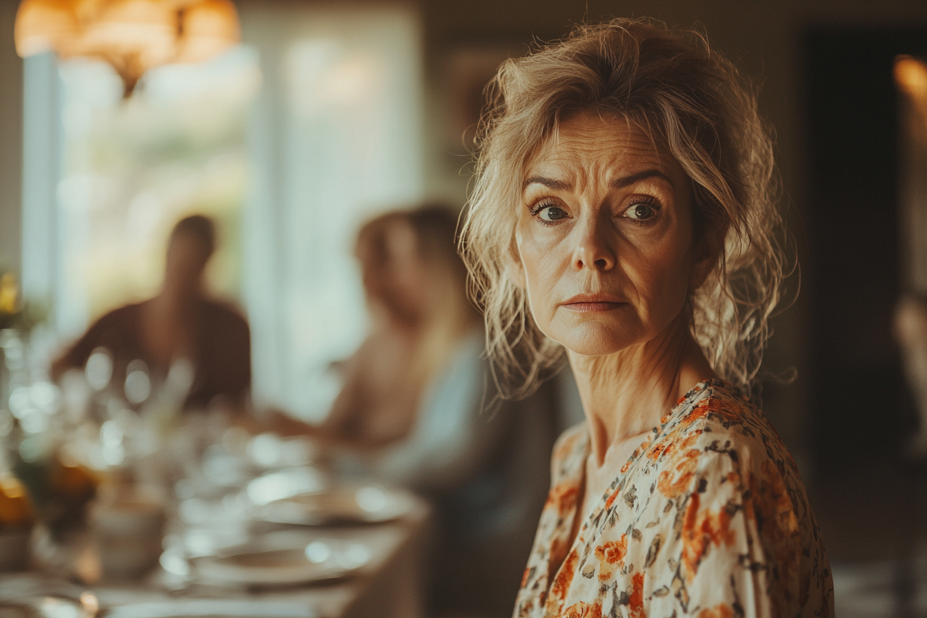 An old woman with a shocked and disappointed expression | Source: Midjourney