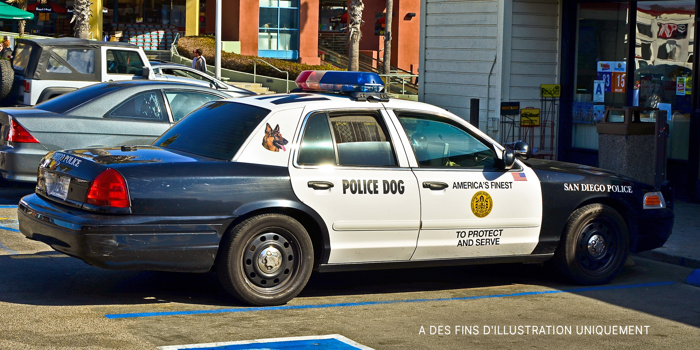 Une voiture de police | Photo : Flickr TDelCoro (CC BY-SA 2.0)