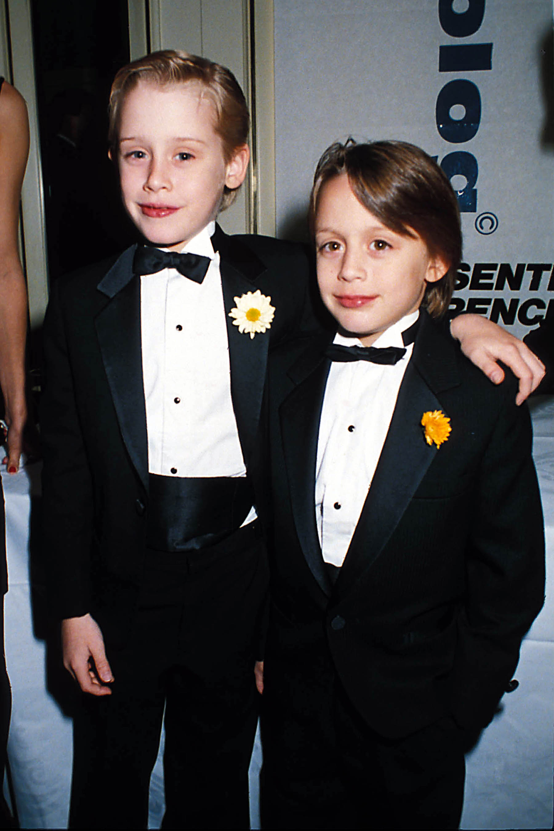 Macaulay et Kieran Culkin, vers 1990 | Source : Getty Images