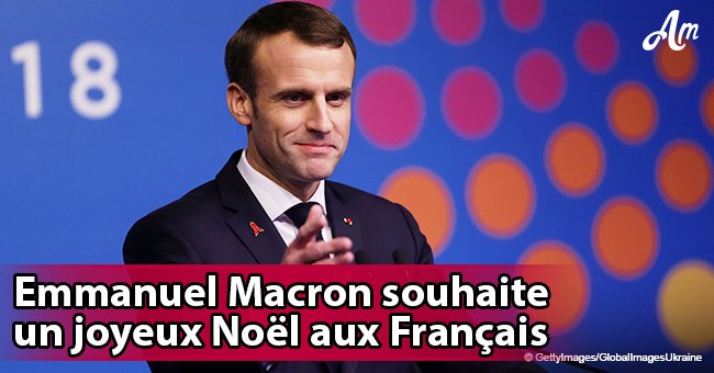 Emmanuel Macron apparaît pour souhaiter un bon Noël aux Français