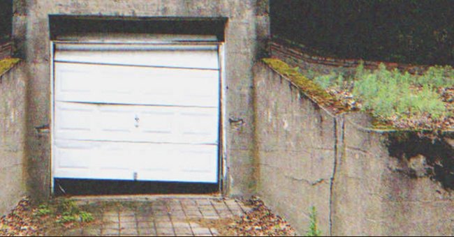 La petite fille s'est arrêtée dans un garage abandonné. | Source : Shutterstock