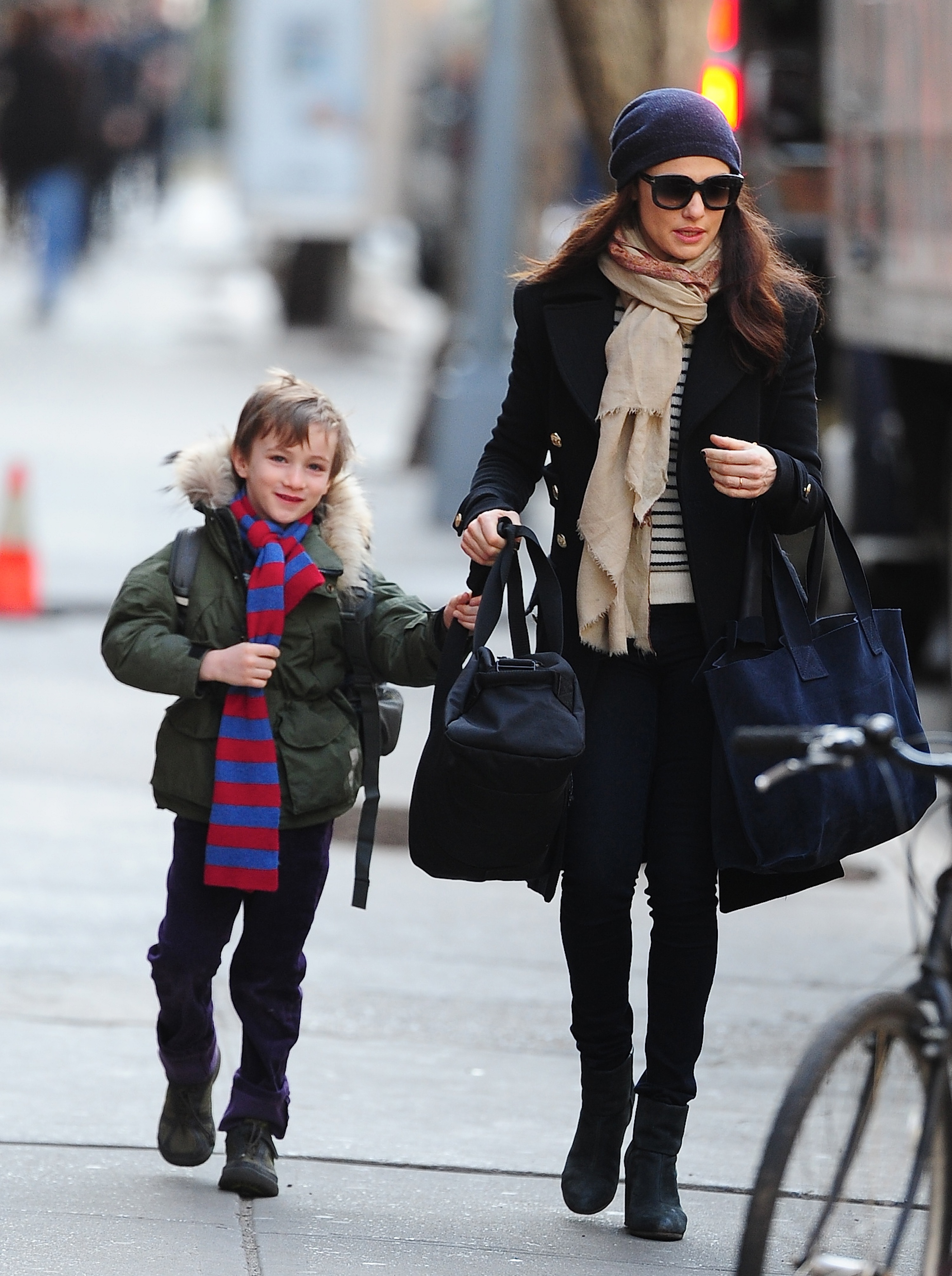 Rachel Weisz et Henry Aronofsky vus dans l'East Village le 15 mars 2013, à New York. | Source : Getty Images