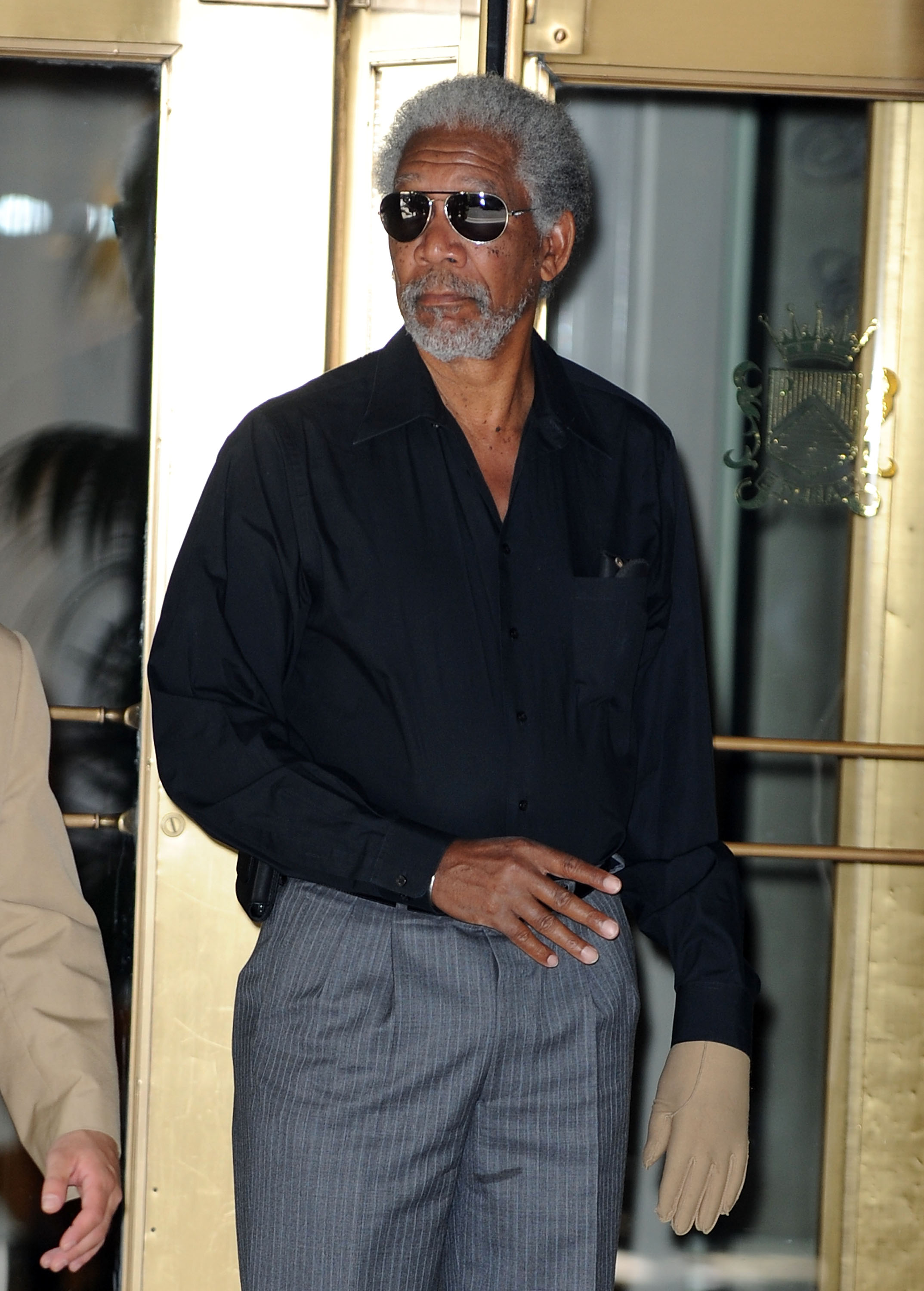 Morgan Freeman à Manhattan le 18 juillet 2009 à New York | Source : Getty Images