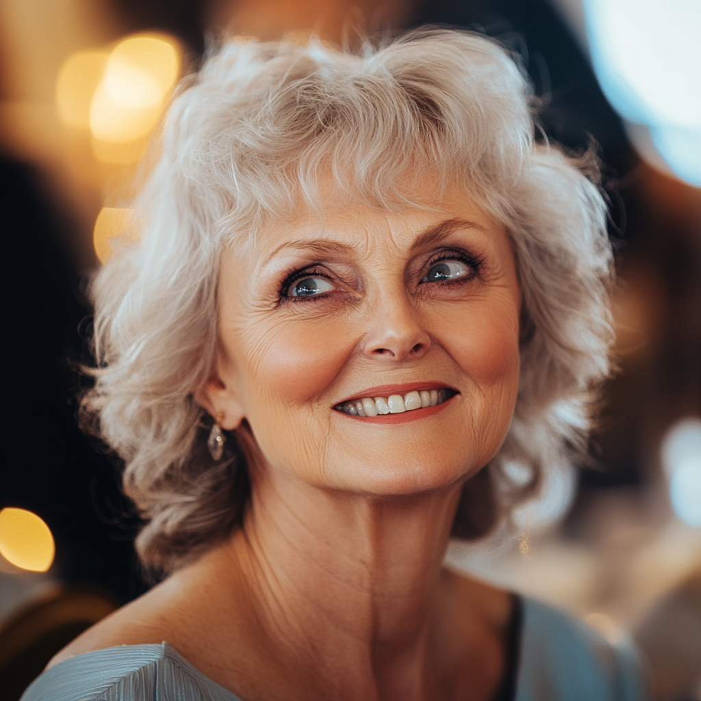 Une femme souriante | Source : Midjourney