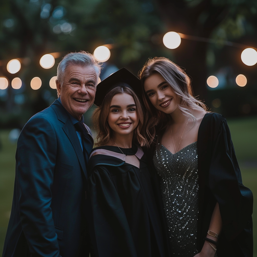 Fillette avec ses parents | Source : Midjourney