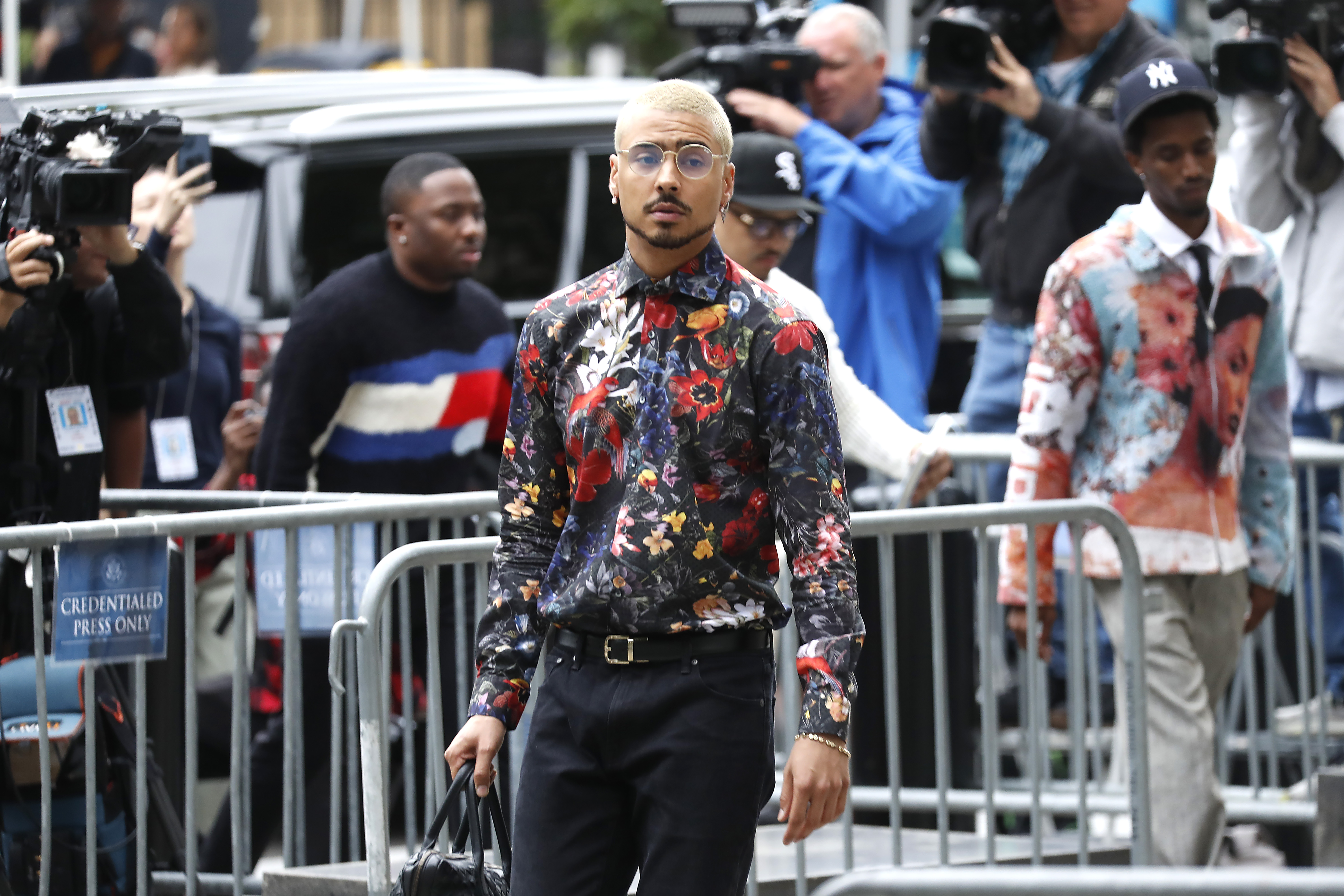 Quincy Brown arrive au tribunal fédéral de Manhattan le 27 juin 2025, à New York. | Source : Getty Images