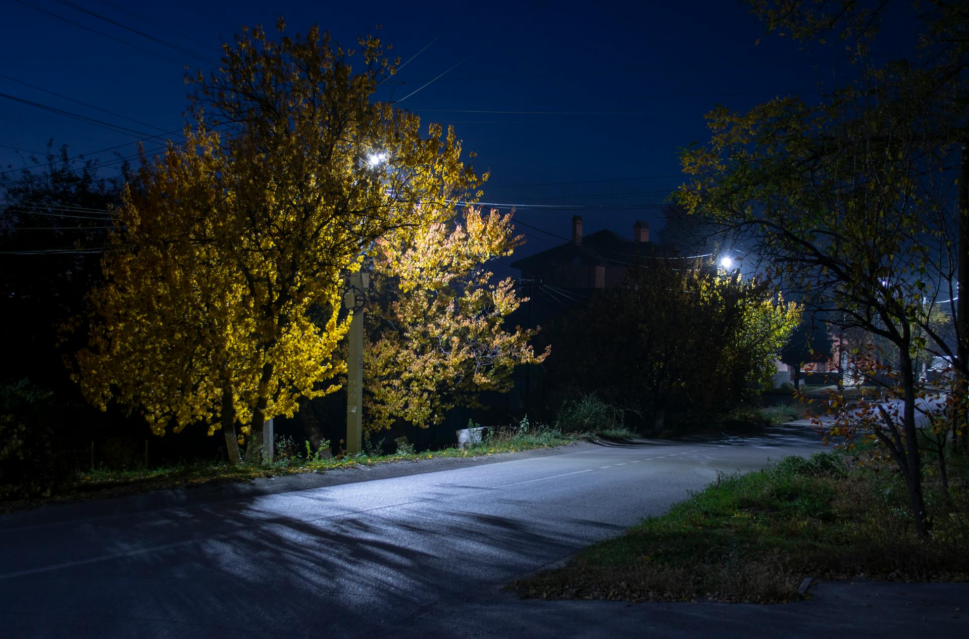 Un quartier la nuit | Source : Pexels