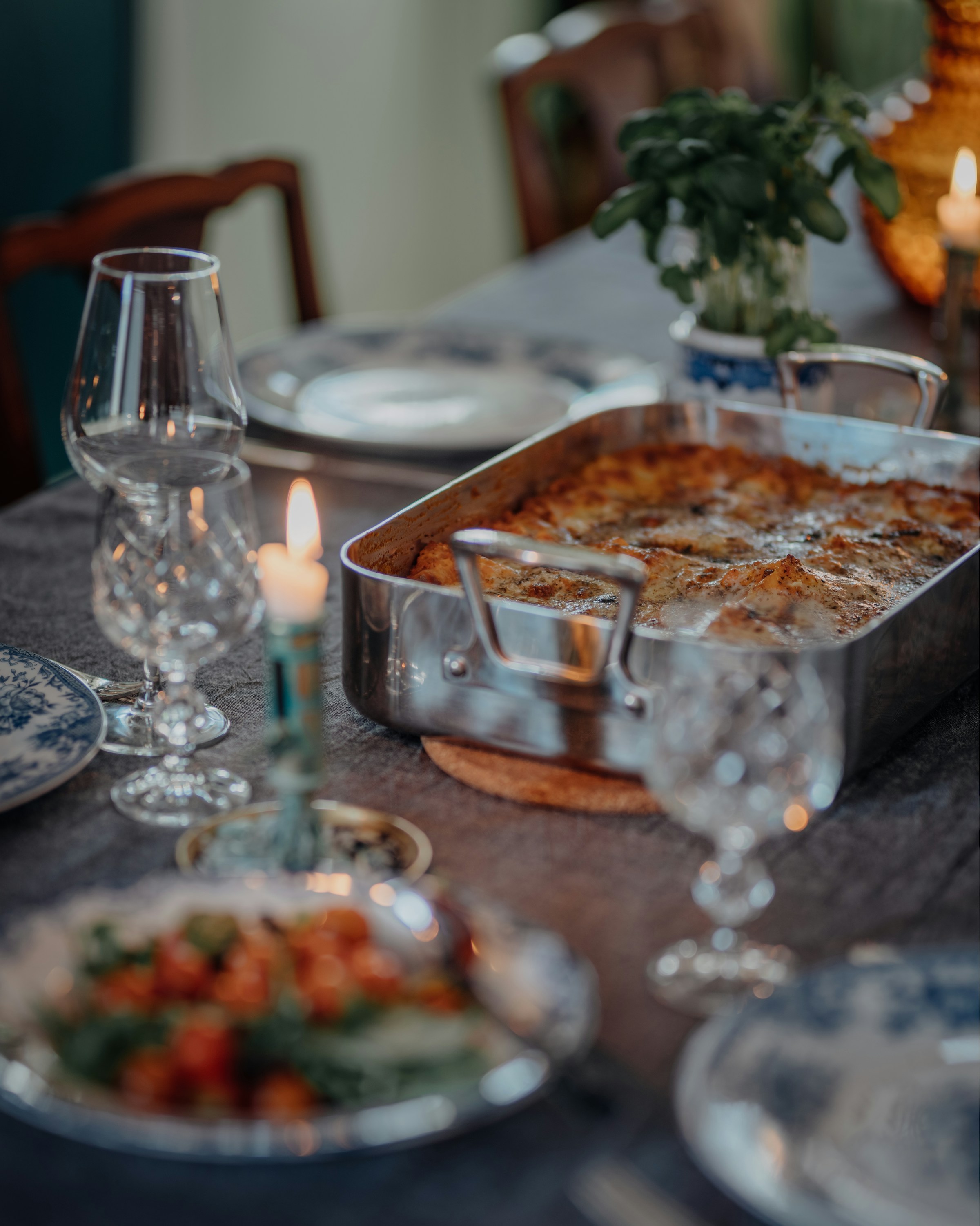 Dîner de lasagnes | Source : Unsplash