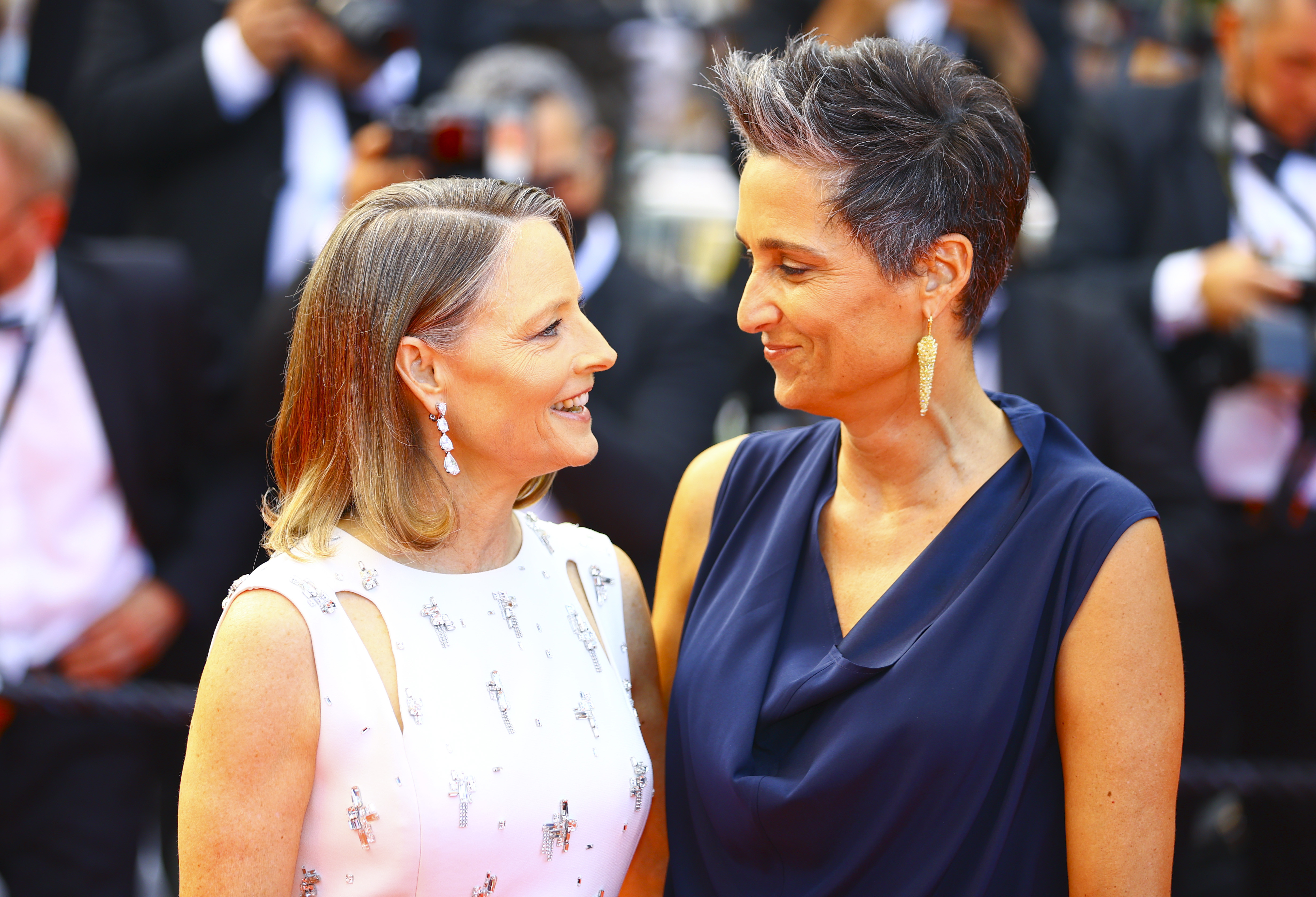 Jodie Foster et sa femme Alexandra Mary Hedison au festival de Cannes en 2021 | Source : Getty Images