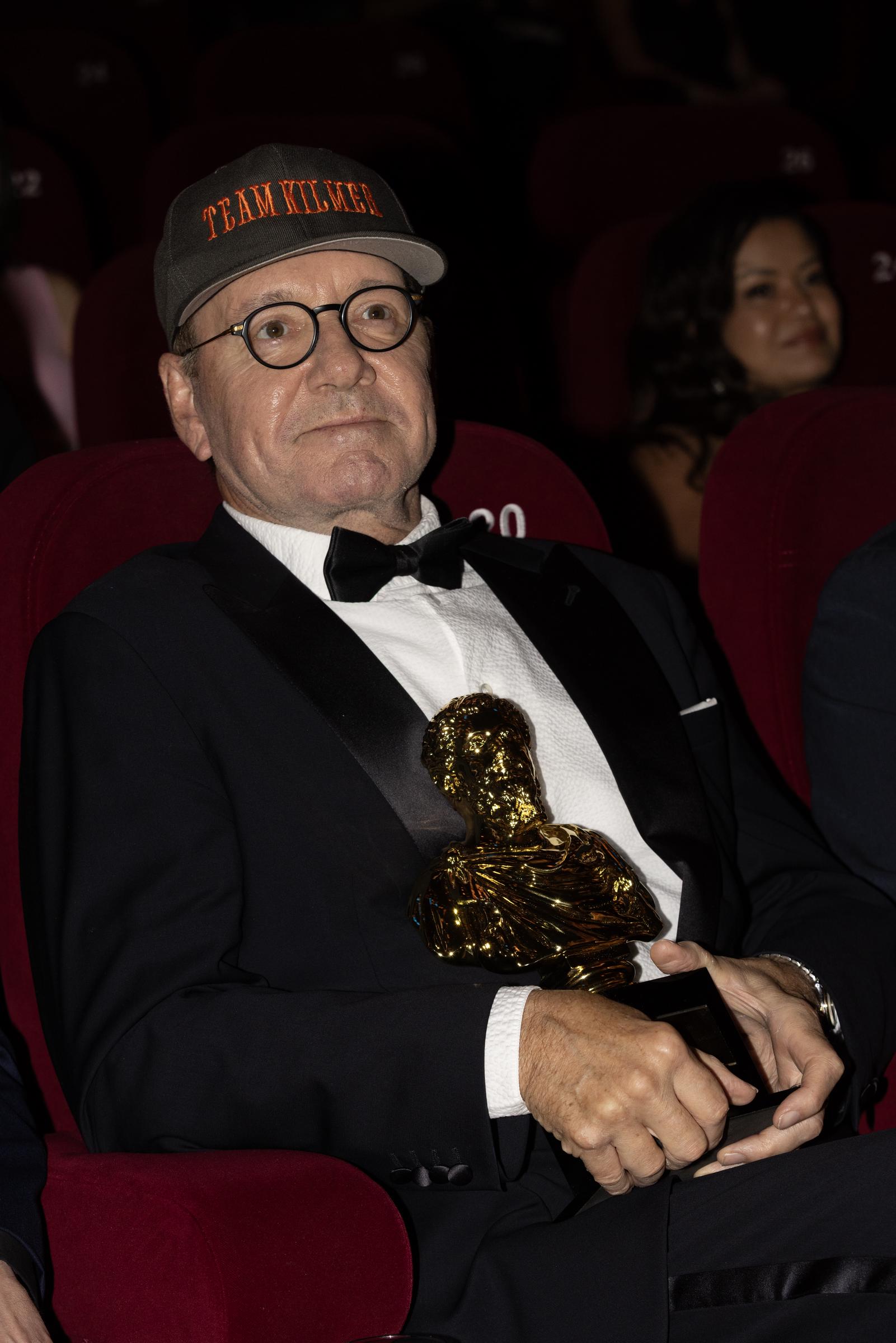 Kevin Spacey lors de la cérémonie des Septimius Awards au Koninklijk Theater Tuschinski, le 4 septembre 2025 à Amsterdam, aux Pays-Bas. | Source : Getty Images