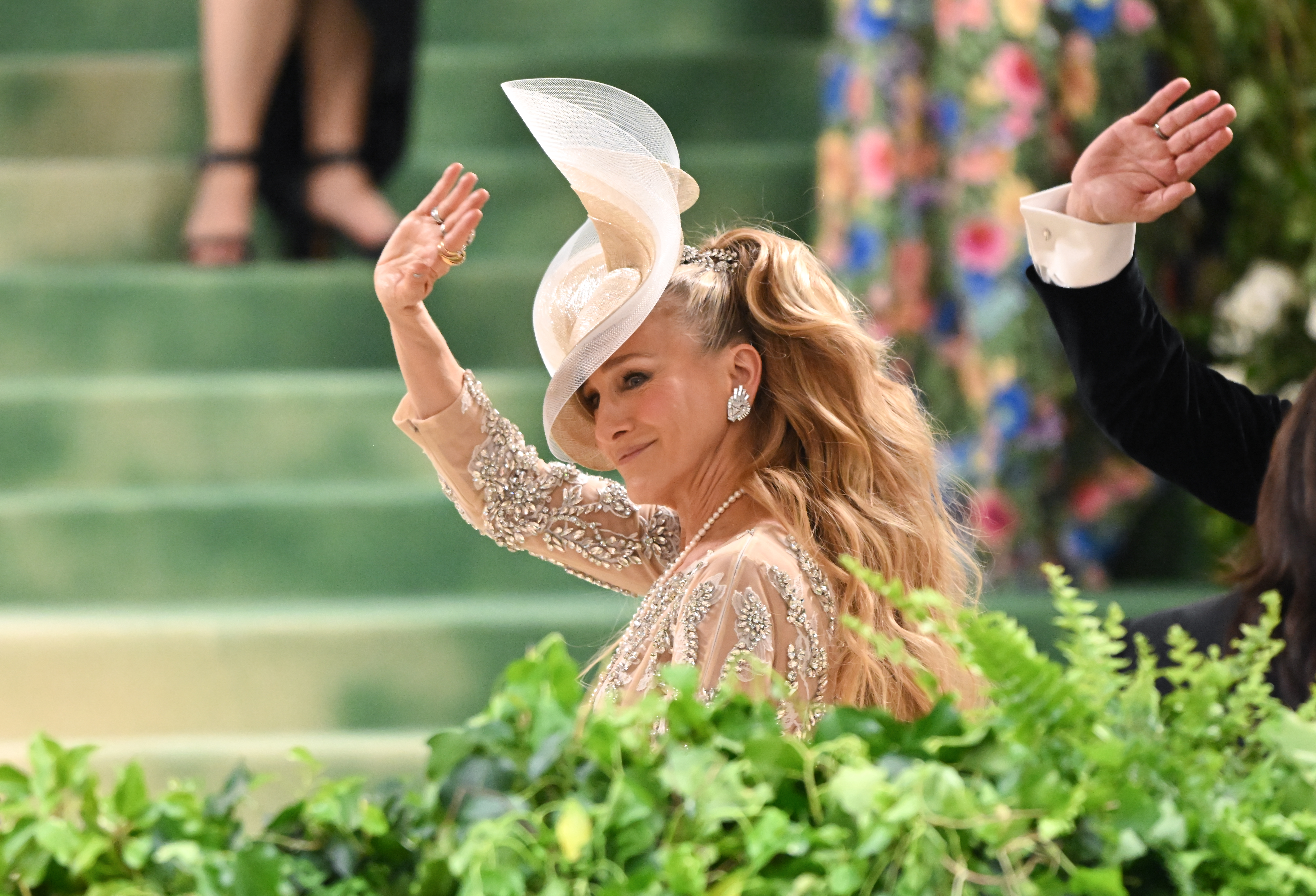 Sarah Jessica Parker assiste au gala du Met 2024 dont le thème est "Sleeping Beauties : Reawakening Fashion", le 6 mai 2024, à New York. | Source : Getty Images