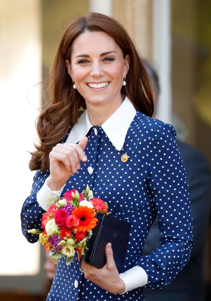 Kate Middleton lors de l'exposition " Jour J : interception, renseignement, invasion " à Bletchley Park, le 14 mai 2019, à Bletchley, en Angleterre. | Source : Getty Images