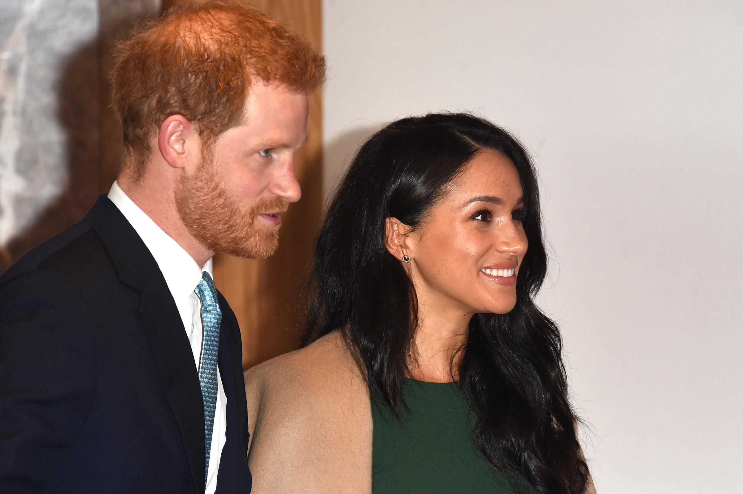 Le prince Harry et Meghan Markle, le 15 octobre 2019, à Londres, en Angleterre | Source : Getty Images