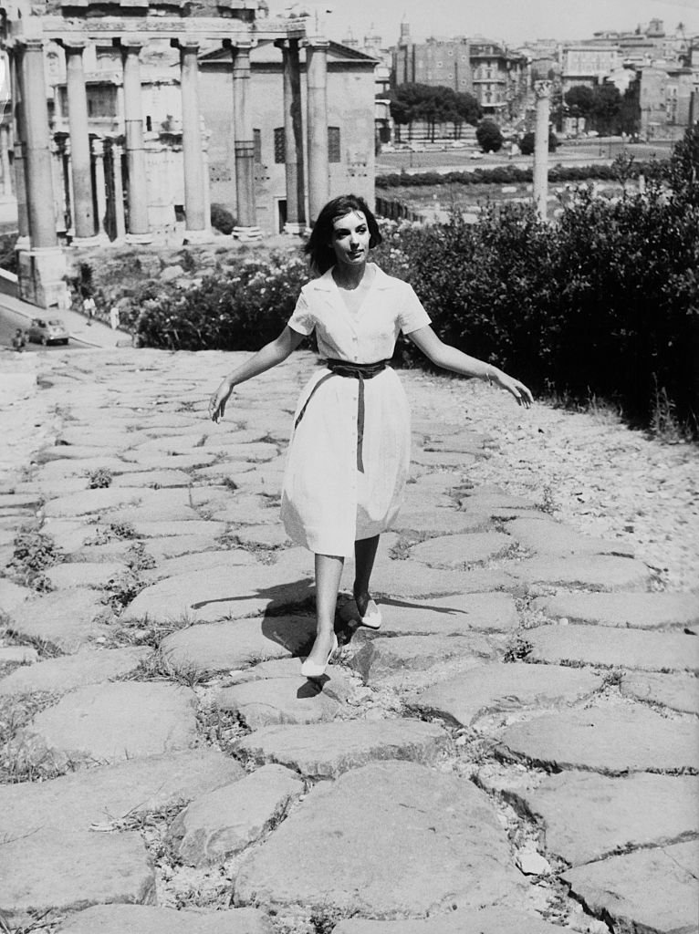 Marie Laforêt à Rome en 1961. l Source : Getty Images
