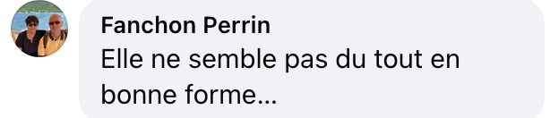 Commentaire d'internaute sur Isabelle Huppert | Source : capture : facebook.com/VogueFrance