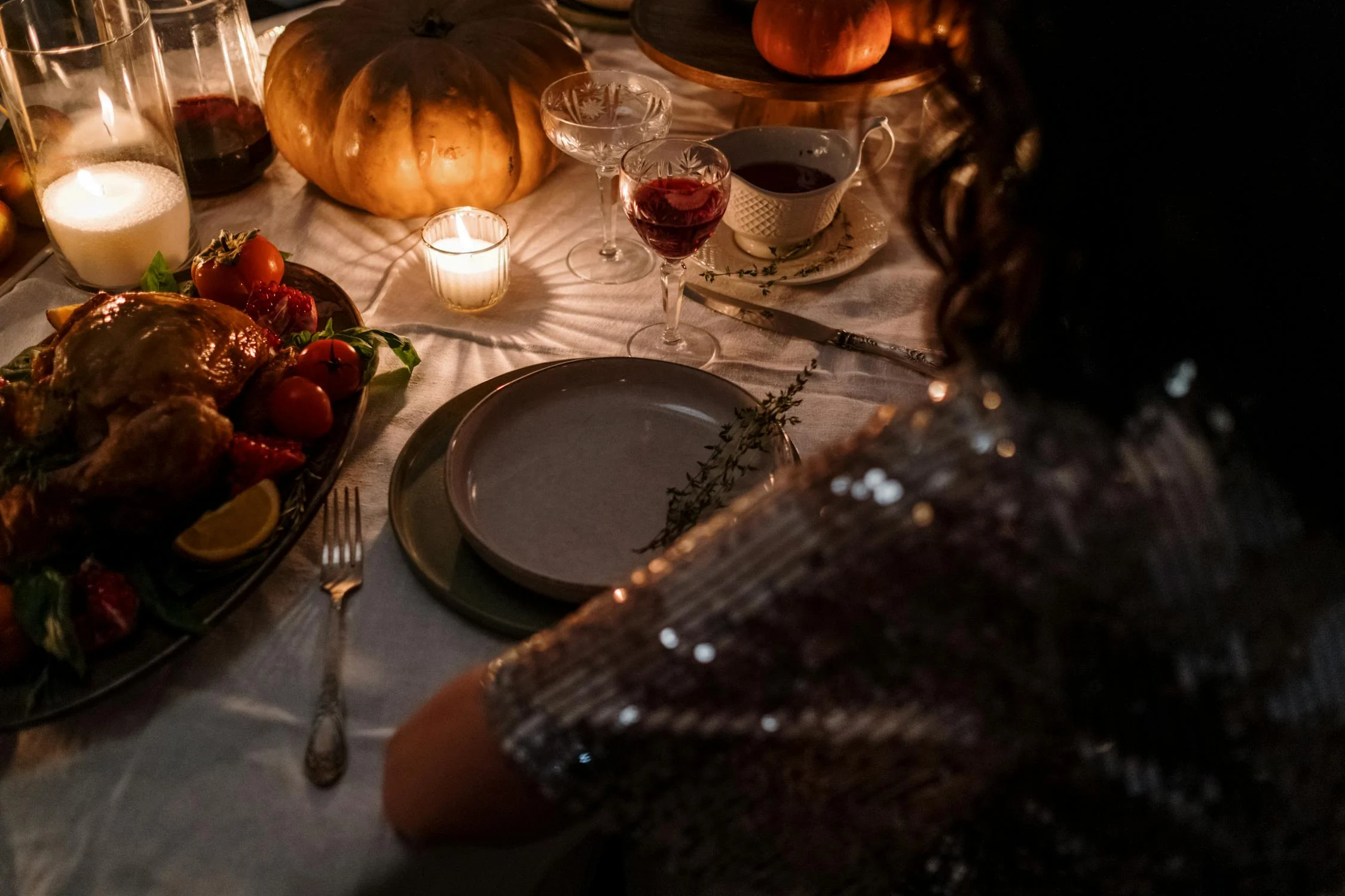 Une photo d'un dîner de Thanksgiving | Source : Pexels