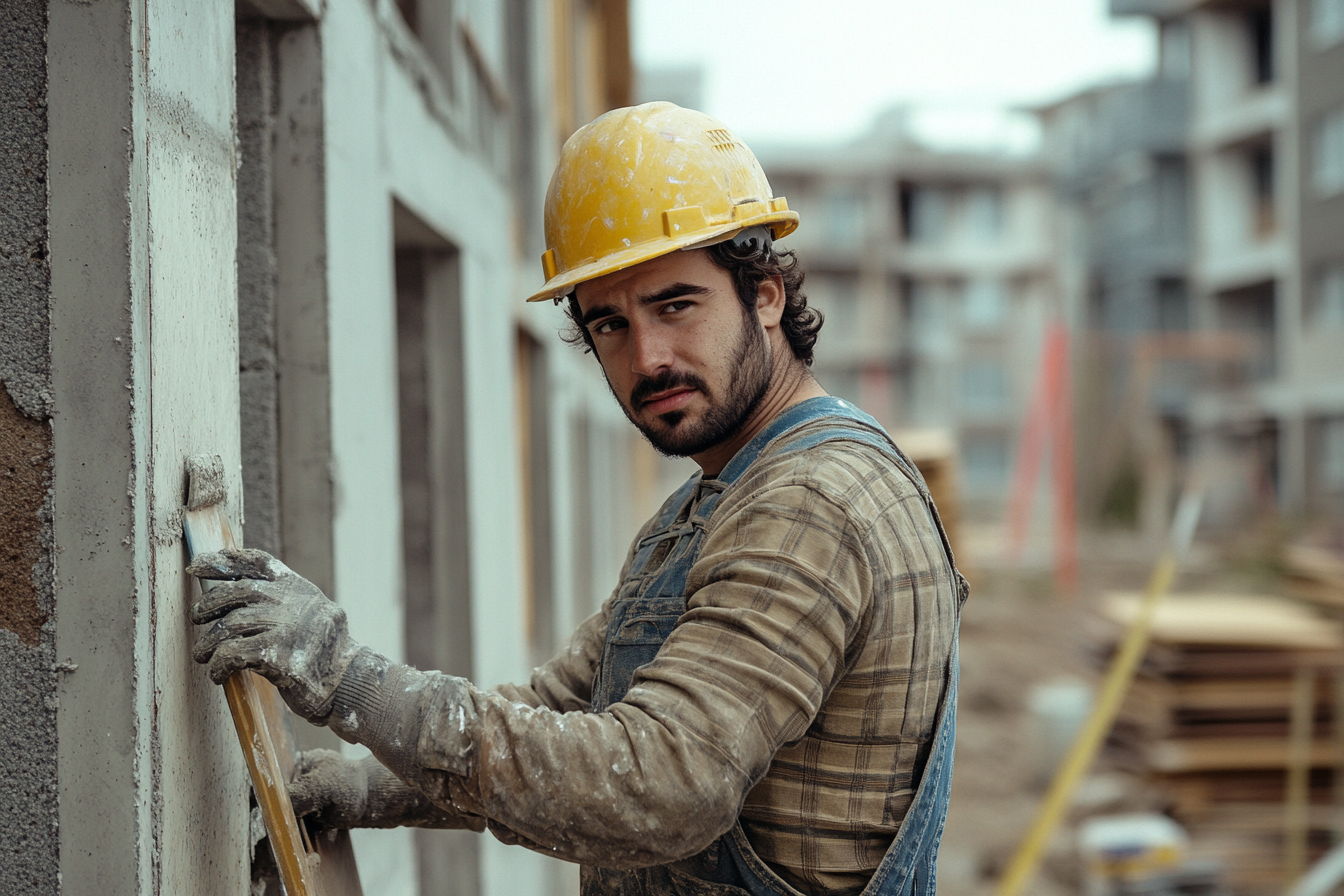 Un homme travaillant sur un chantier de construction | Source : Midjourney