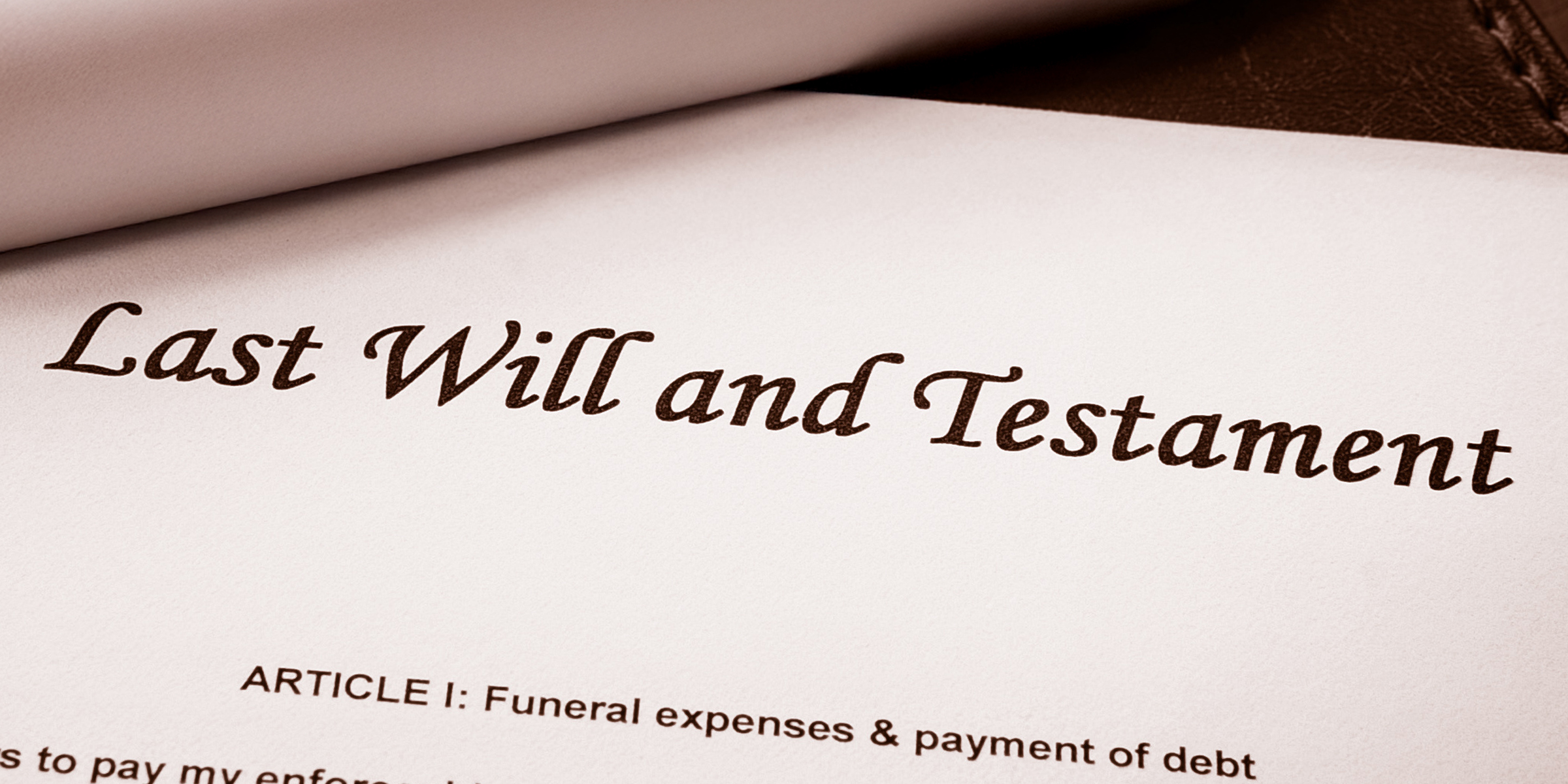 Un document de dernières volontés et de testament | Source : Shutterstock