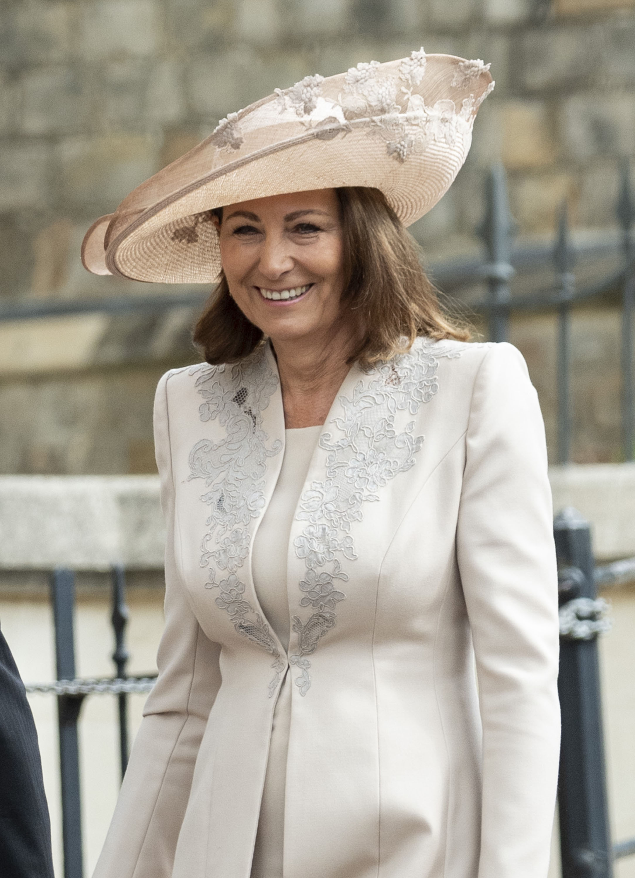 Carole Middleton assiste au mariage de Lady Gabriella Windsor et de Monsieur Thomas Kingston à Windsor, en Angleterre, le 18 mai 2019. | Source : Getty Images