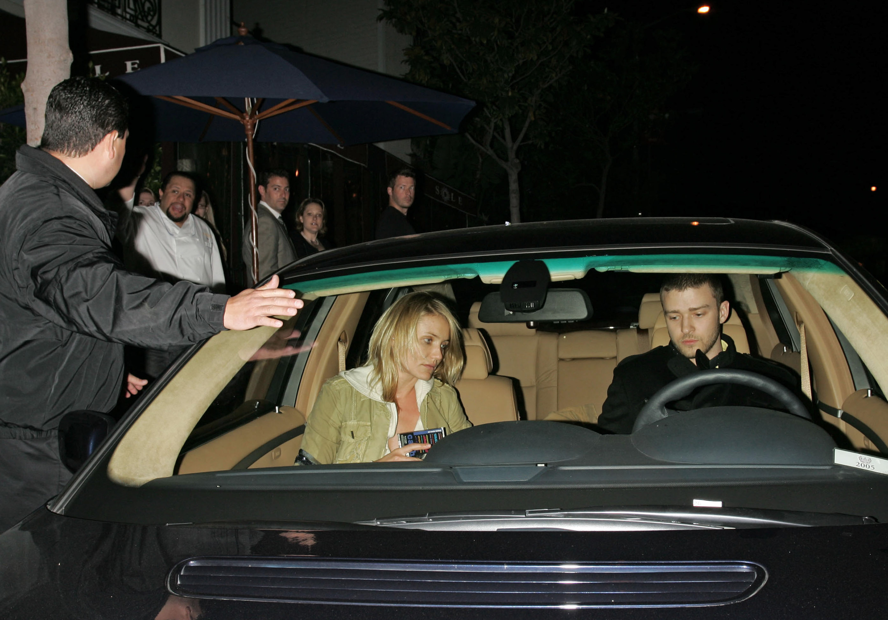 Cameron Diaz et Justin Timberlake vus à Los Angeles, Californie, le 27 avril 2005 | Source : Getty Images