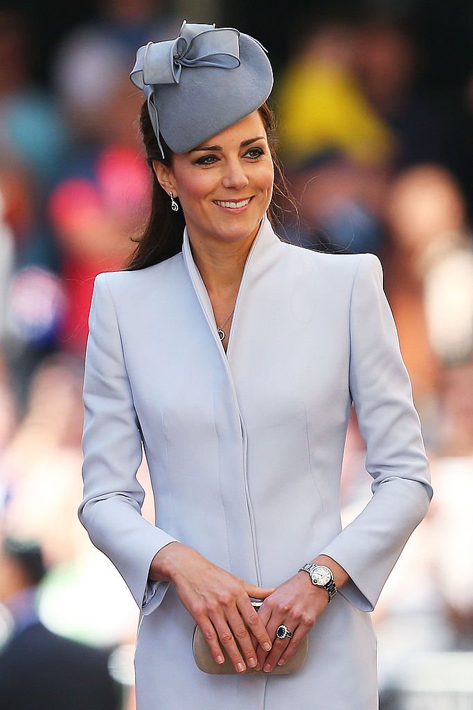 Kate Middleton assiste au service du dimanche de Pâques à Sydney, en Australie, le 20 avril 2014 | Photo : Getty Images