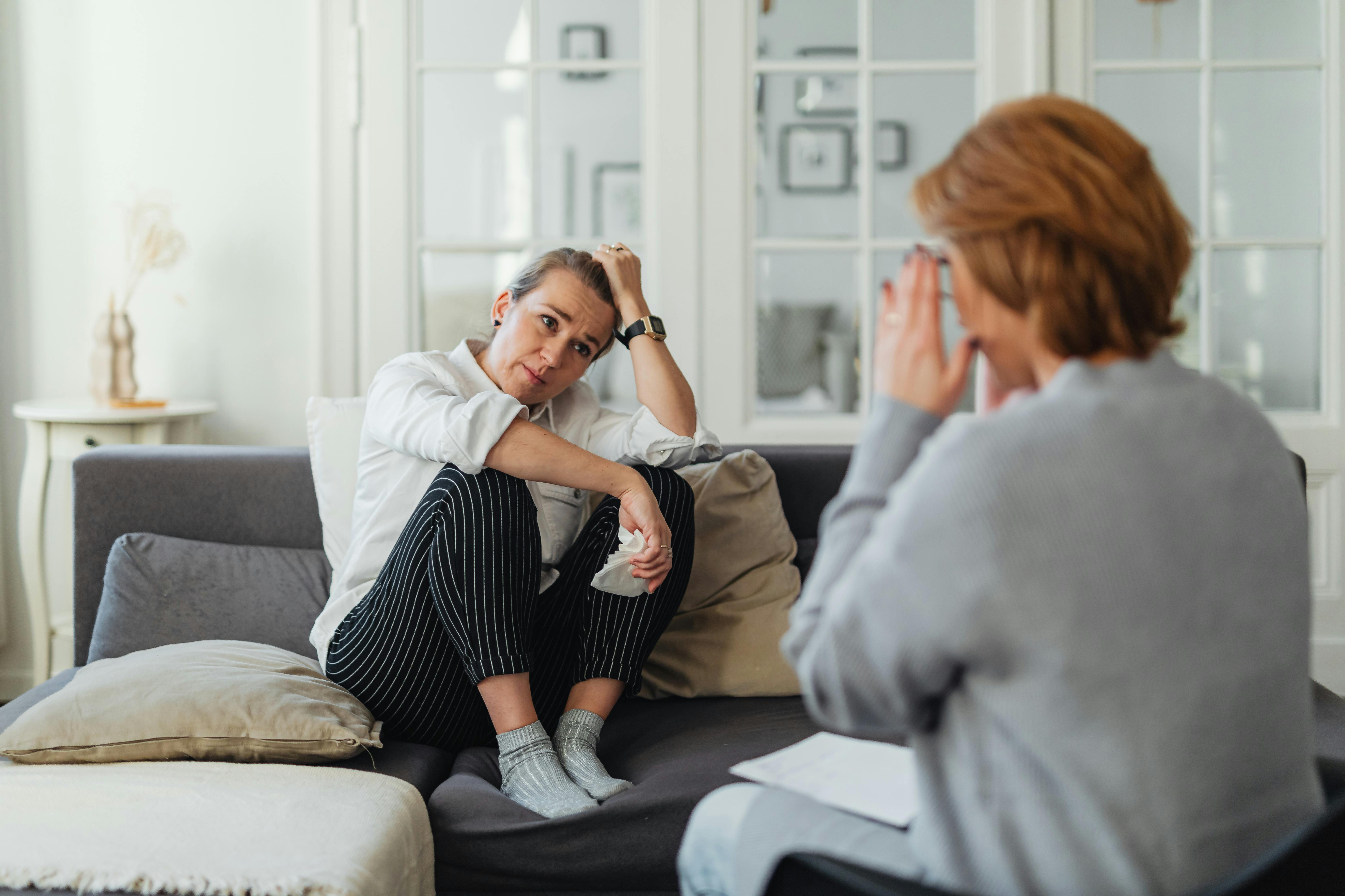 Une femme qui pleure | Source : Pexels