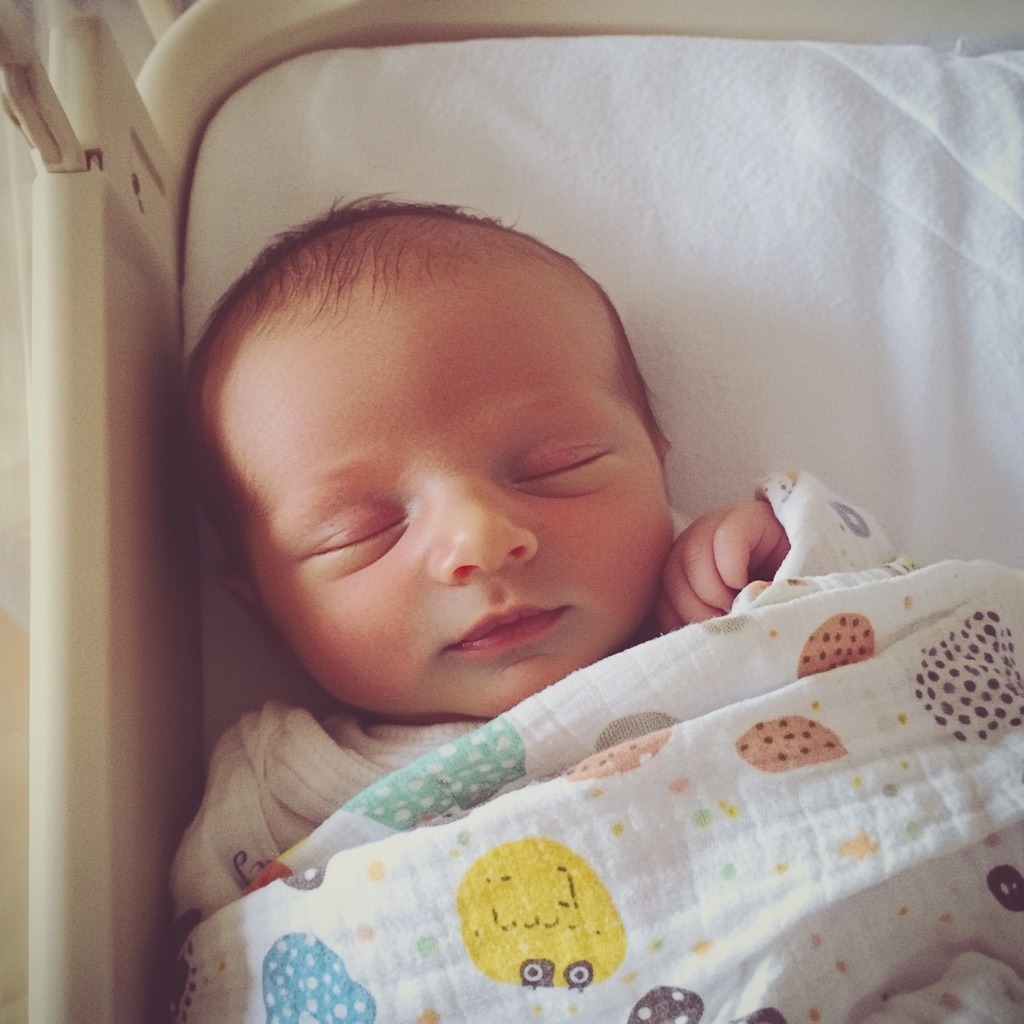 Un bébé garçon dans une bassinette | Source : Midjourney