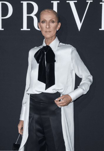 Céline Dion au photocall du défilé de mode Haute-Couture printemps-été 2019 "Giorgio Armani Privé Haute Couture" à Paris le 22 janvier 2019 | Youtube/Paris Popular
