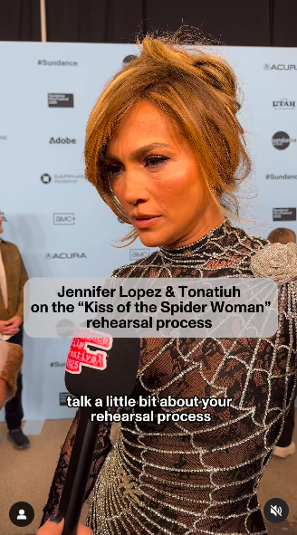 Jennifer Lopez parle de son expérience sur le tournage de "Kiss of the Spider Woman". | Source : Instagram/sundanceorg