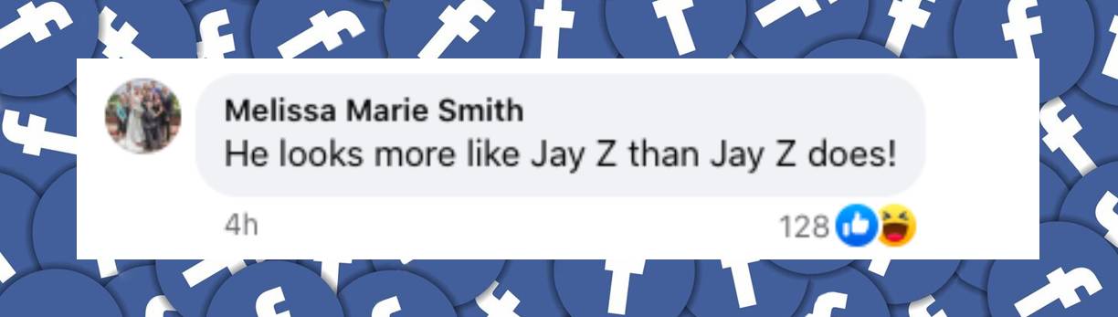 Commentaire d'un utilisateur sur Jay-Z Carter et Rymir Satterthwaite, posté le 11 décembre 2024 | Source : Facebook/Daily Mail