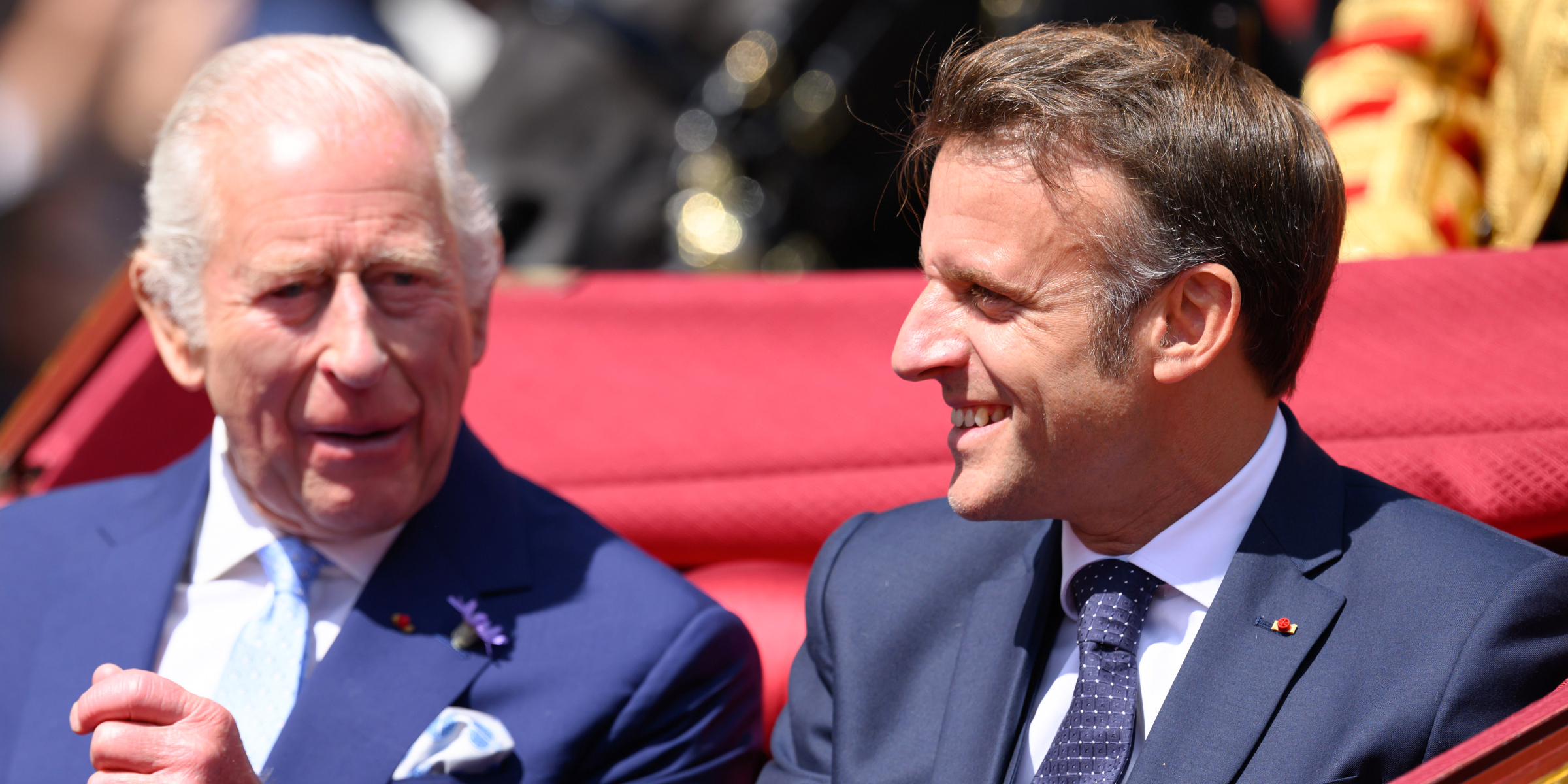 Le roi Charles III et Emmanuel Macron | Source : Getty Images