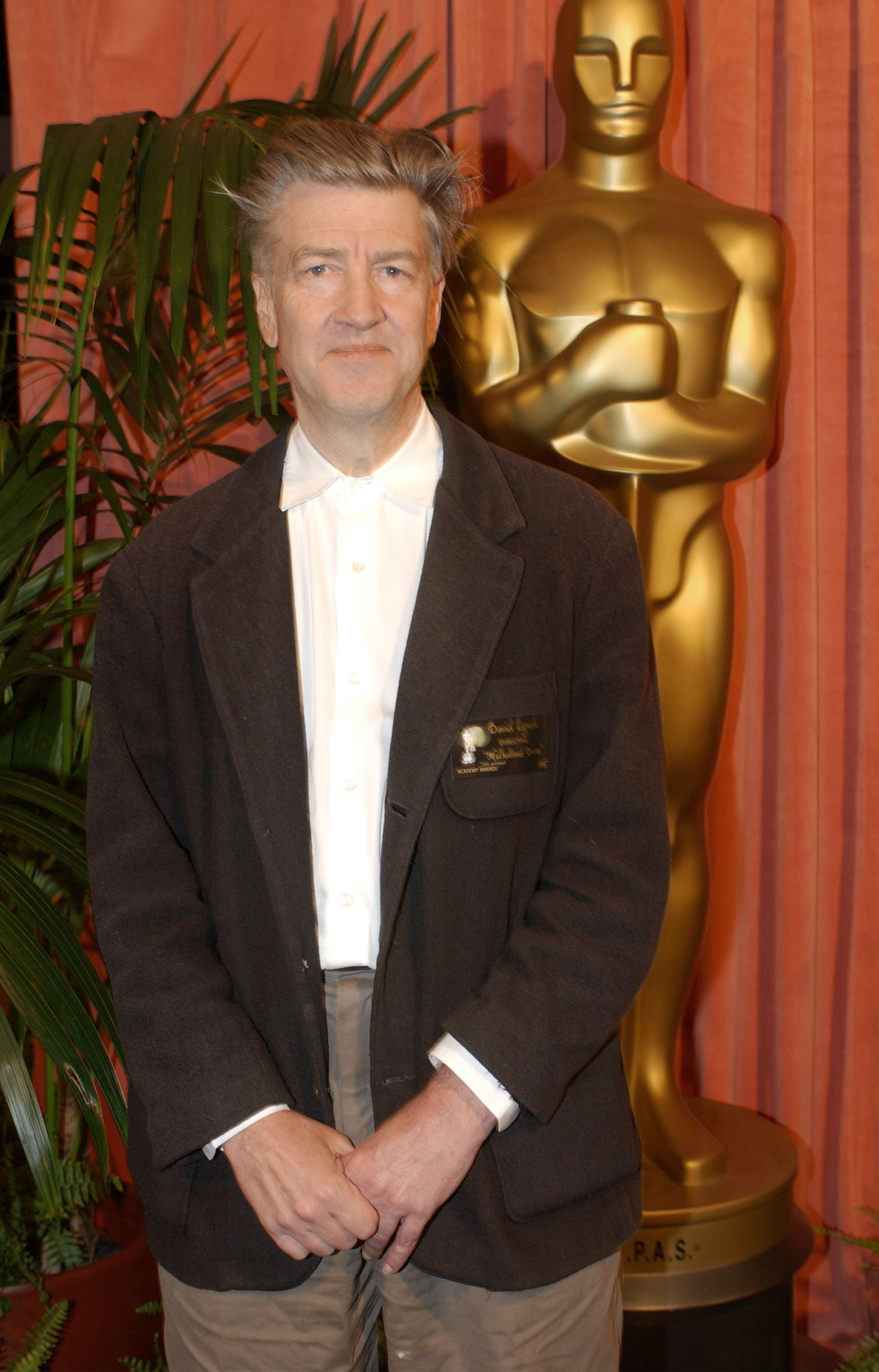 David Lynch au 74e déjeuner annuel des nominations aux Oscars le 11 mars 2002 | Source : Getty Images