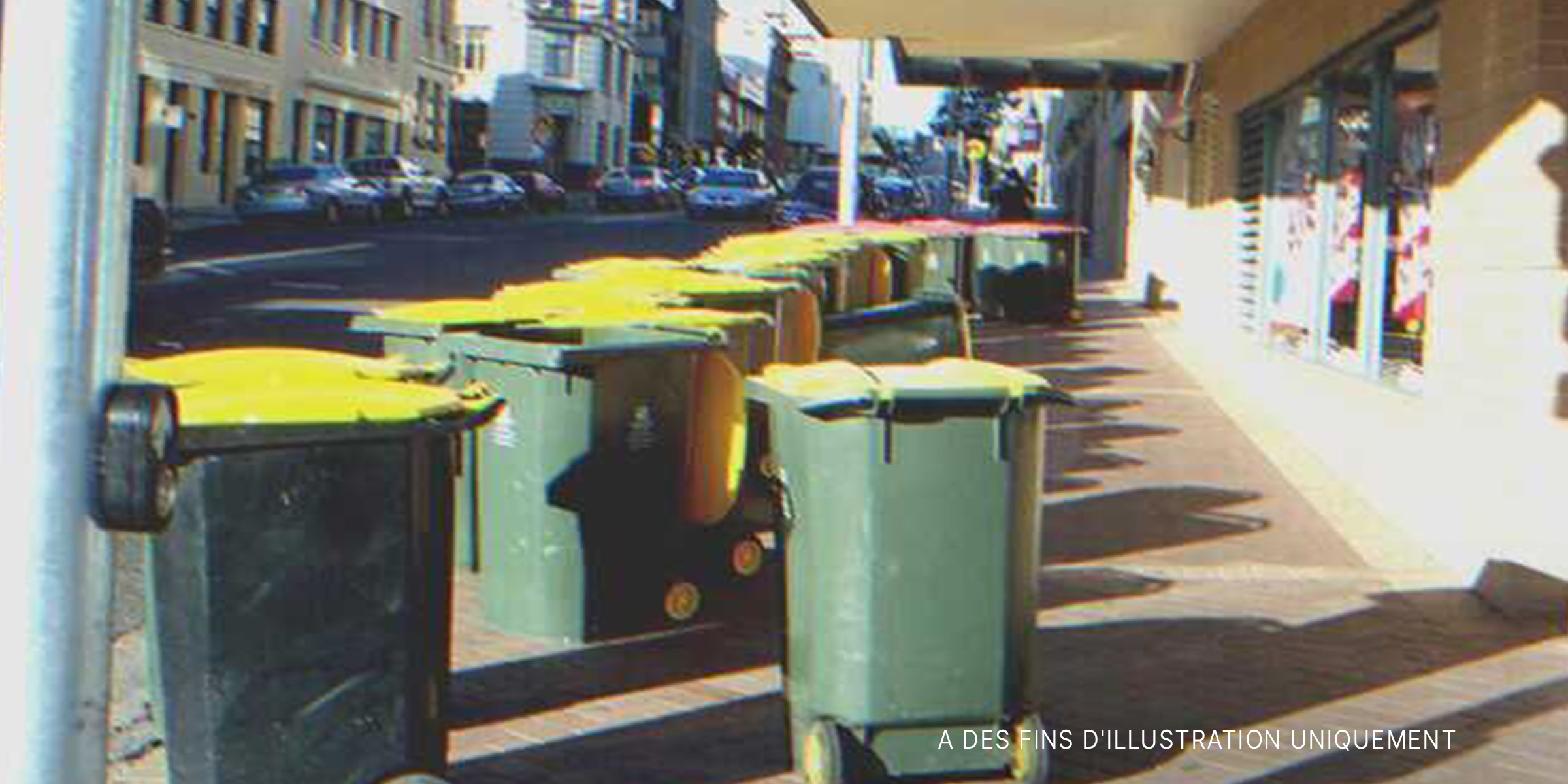 Des poubelles placées devant un magasin de jouets | Source : Flickr / Ben Helps