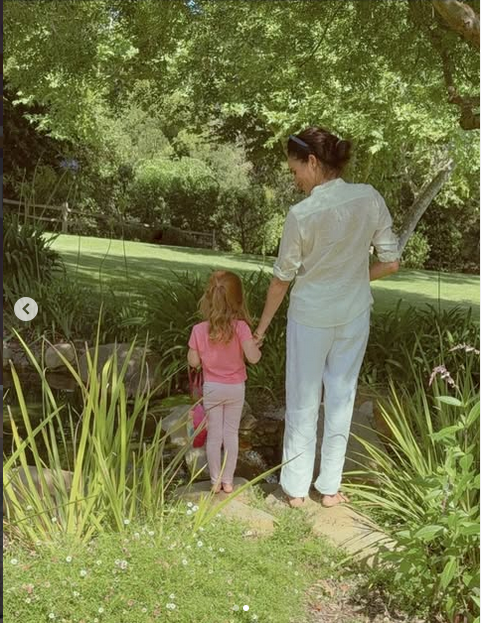 La princesse Lilibet et Meghan Markle, dans une publication datée du 11 octobre 2025 | Source : Instagram/meghan