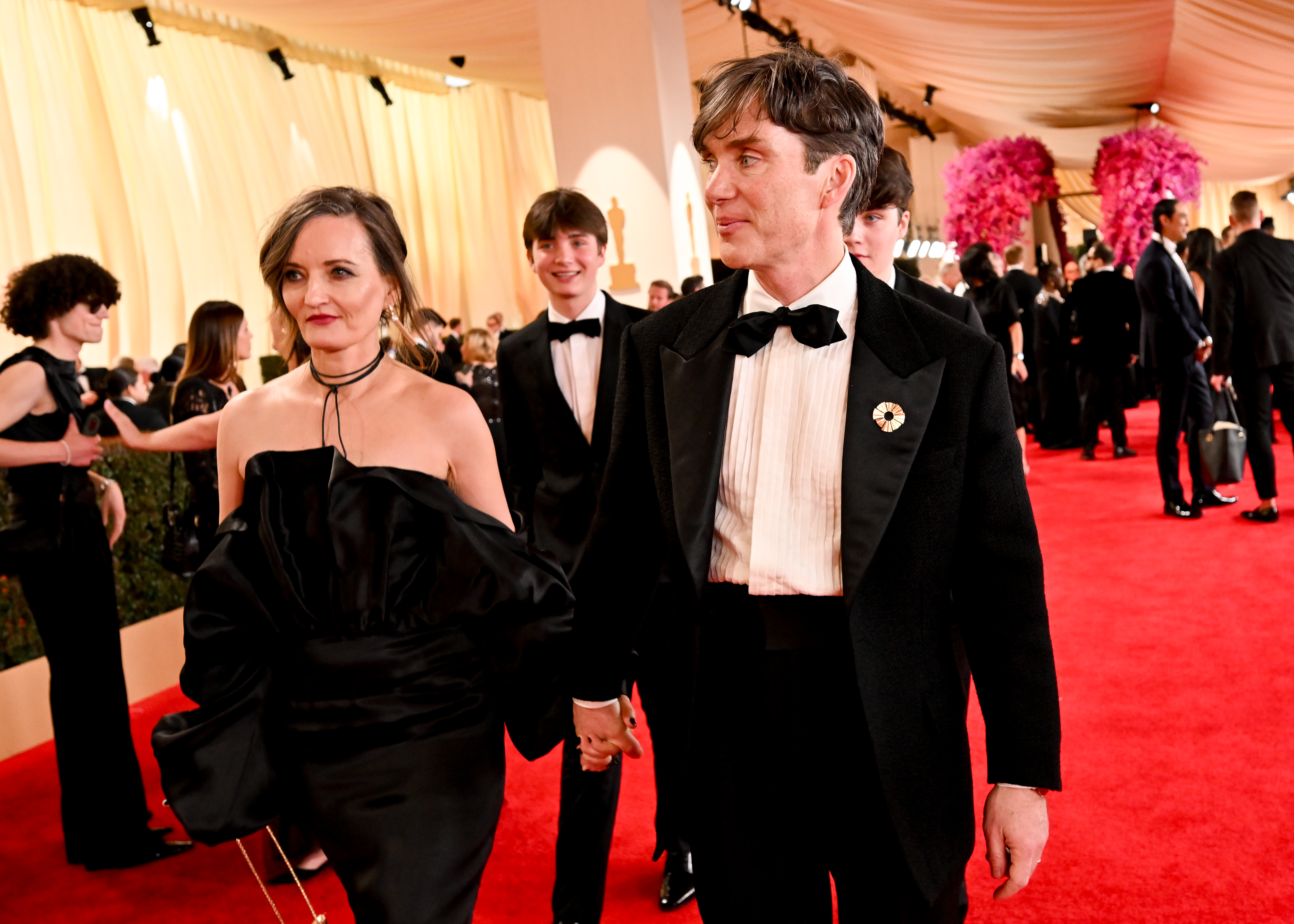 Yvonne McGuinness et Cillian Murphy lors de la 96e cérémonie annuelle des Oscars à Los Angeles, en Californie, le 10 mars 2024 | Source : Getty Images