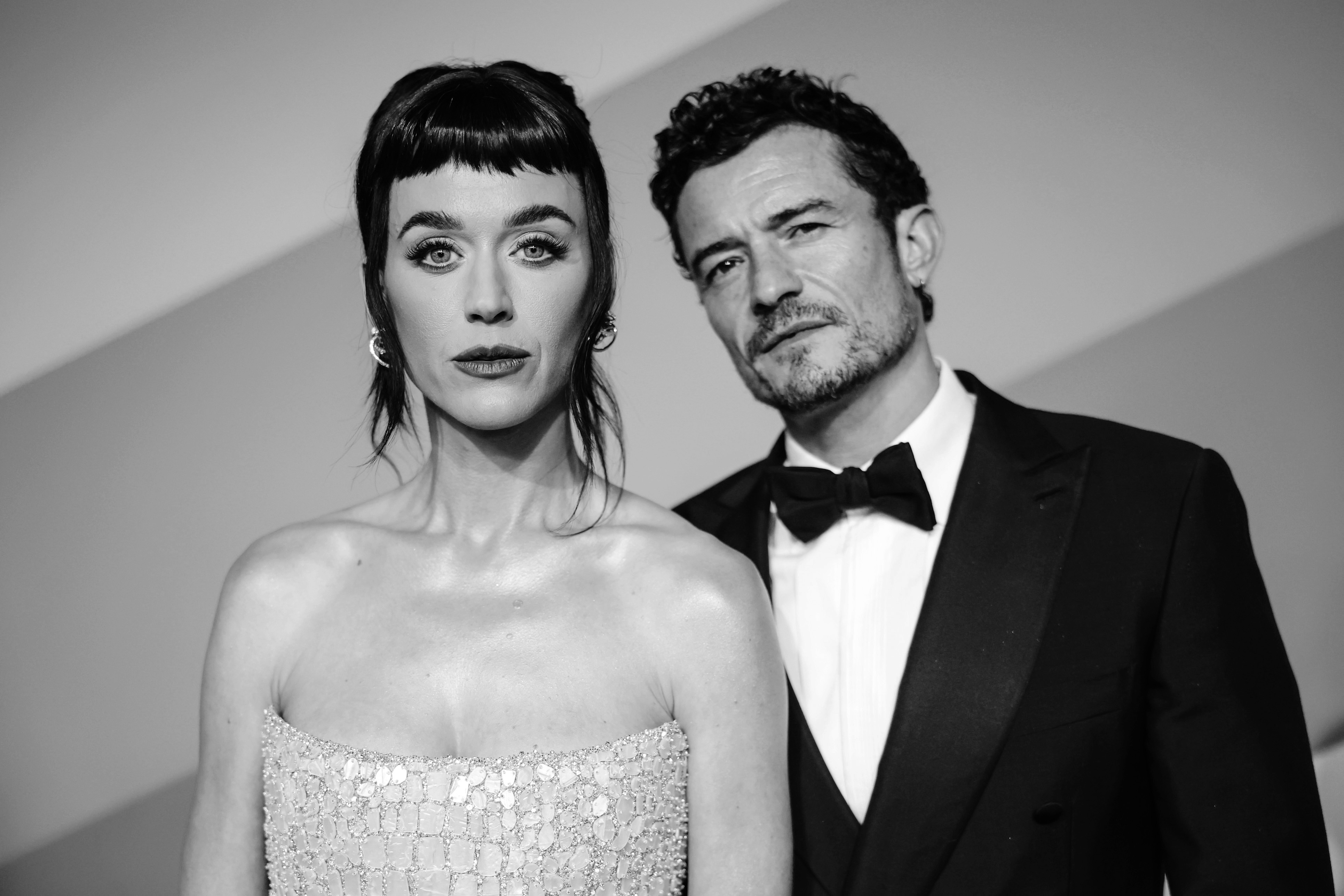 Katy Perry et Orlando Bloom à la soirée Vanity Fair Oscar Party à Beverly Hills, Californie, le 2 mars 2025. | Source : Getty Images