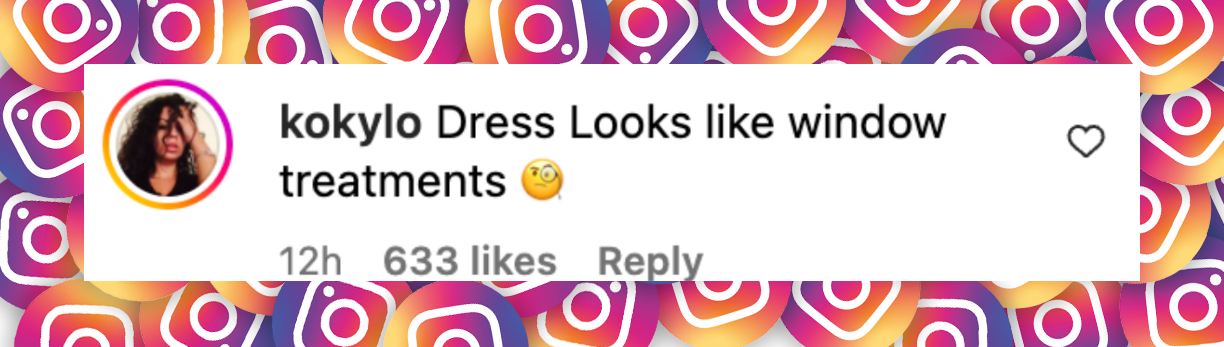 Le commentaire d'une internaute, daté du 26 juin 2025 | Source : Instagram/pagesix