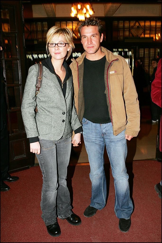 Flavie Flament et Benjamin Castaldi au concert d'Arturo Brachetti au Théâtre Mogador. | Photo : Getty Images