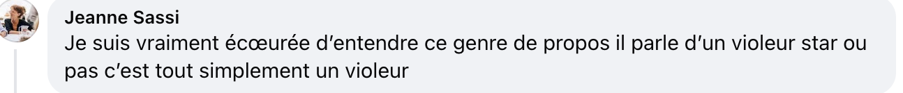 Commentaire d'une internaute sur les propos de Pierre Niney | Source : Facebook/Gala