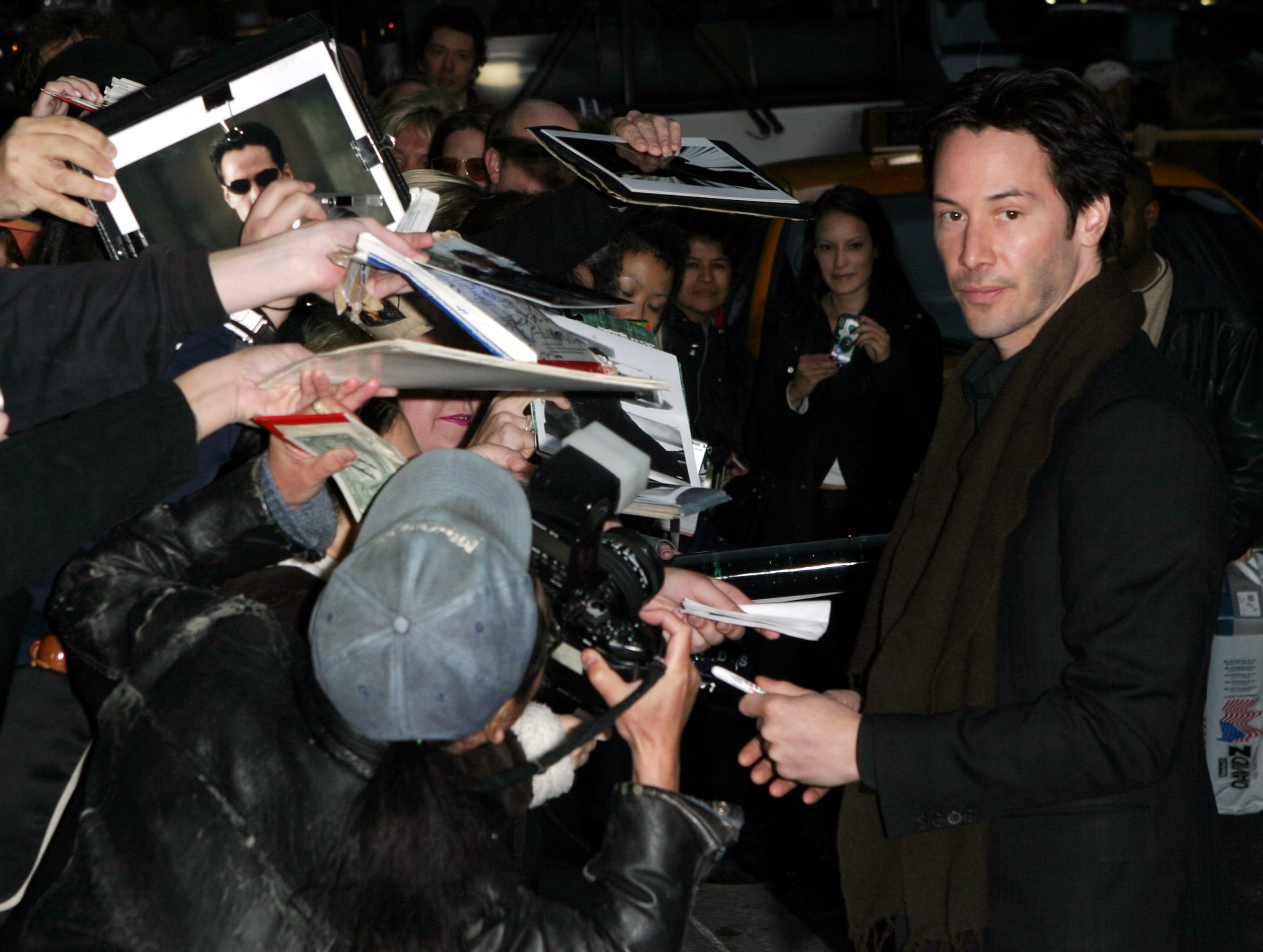 Keanu Reeves à New York en 2003 | Source : Getty Images