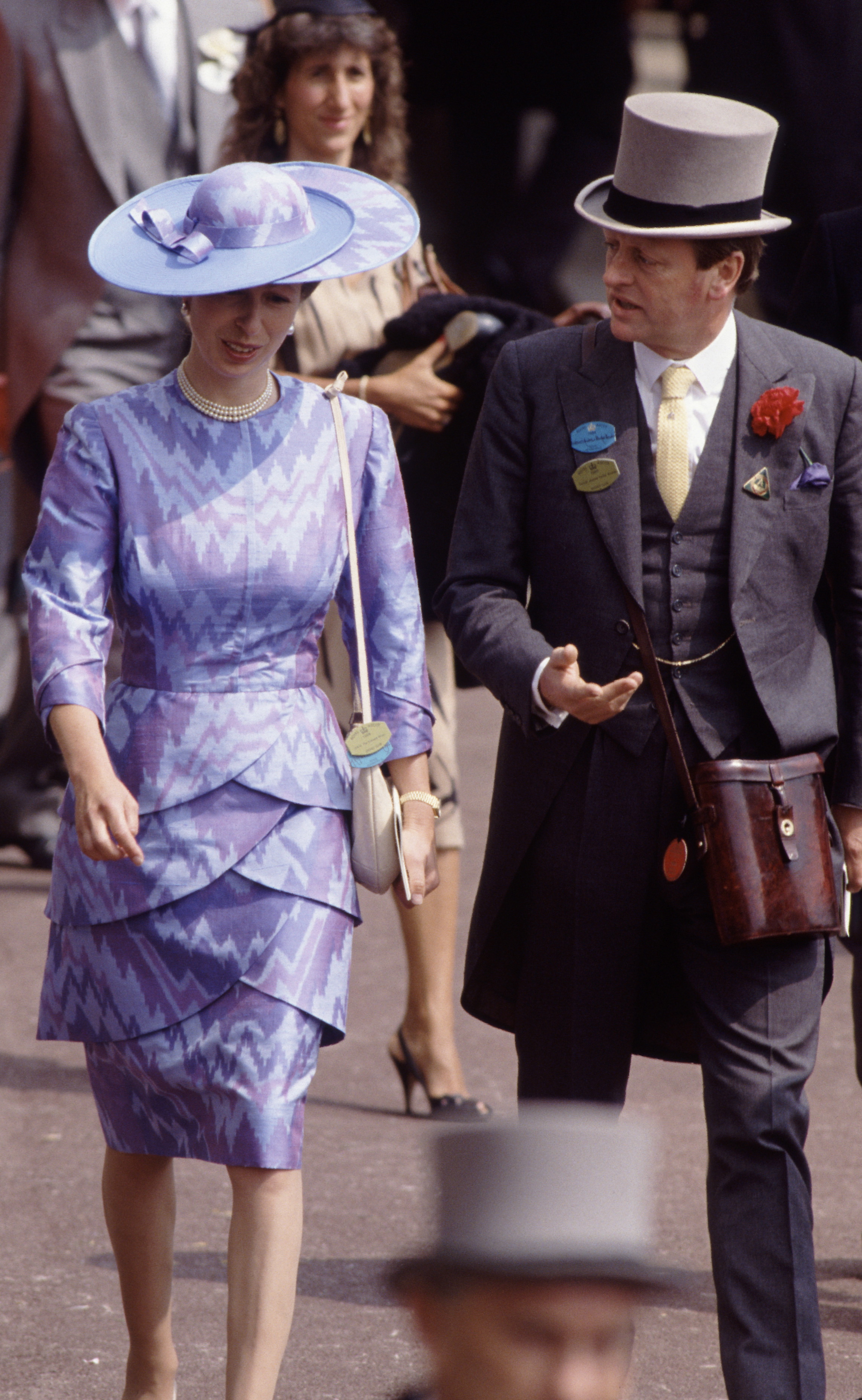 La princesse Anne et le père du garçon au Royal Ascot le 22 juin 1989. | Source : Getty Images