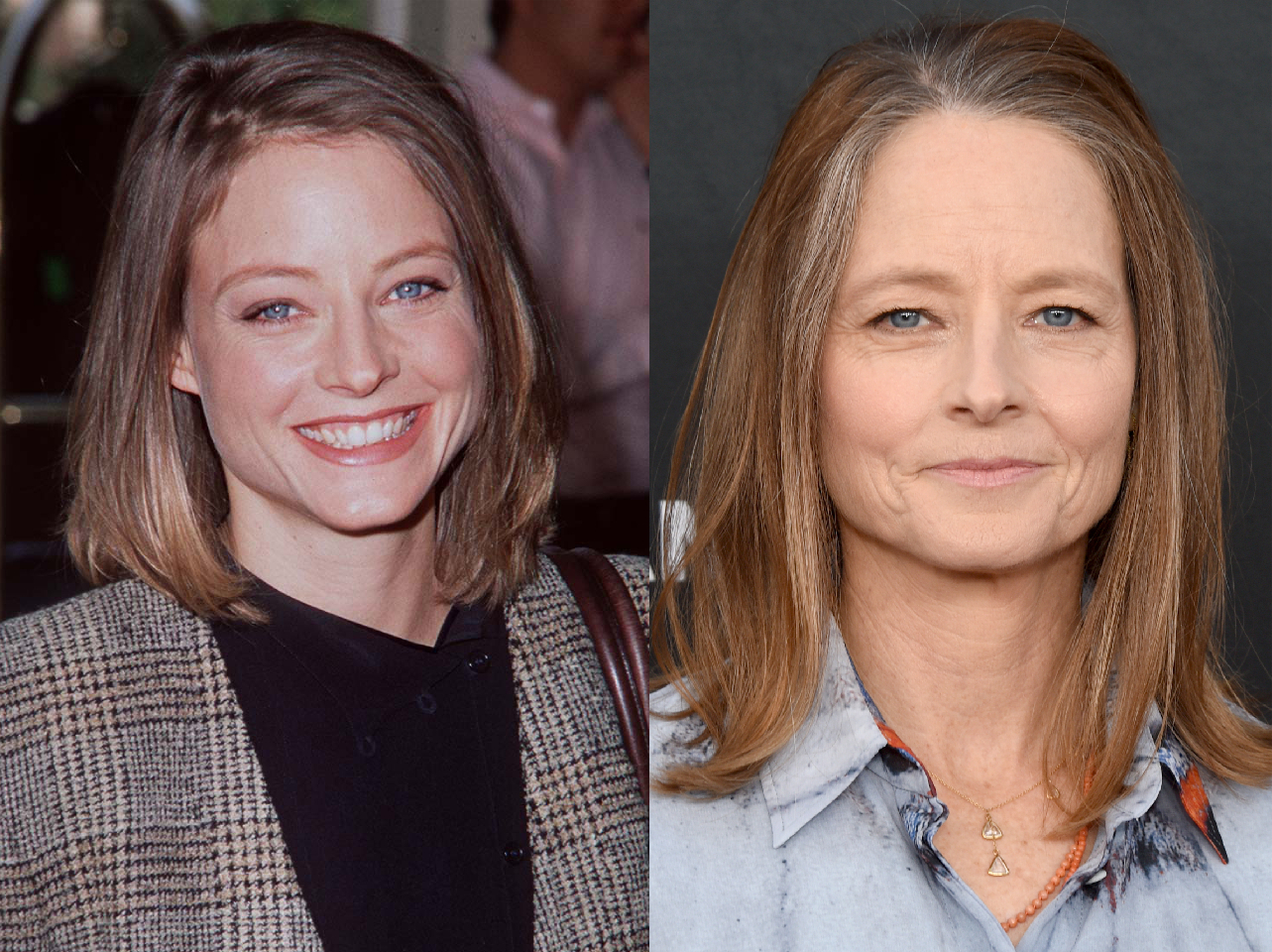 Jodie Foster en 1995 | Jodie Foster en 2023 | Source : Getty Images