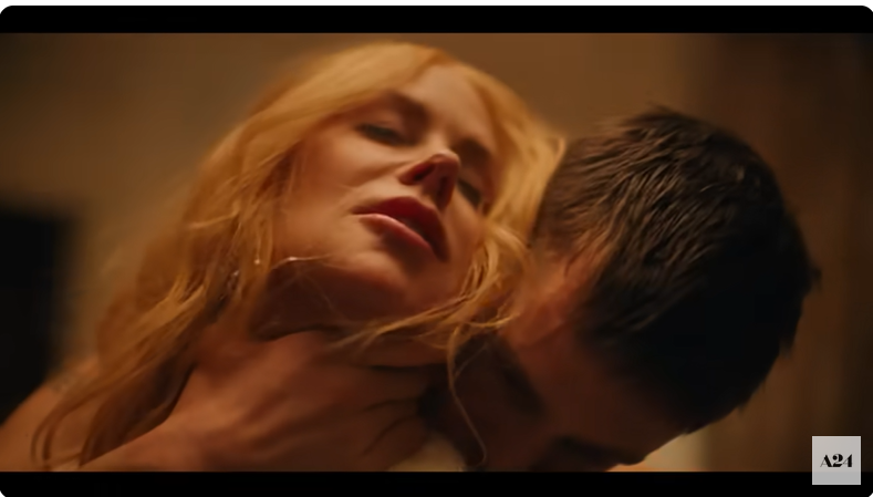 Nicole Kidman et Harris Dickinson à l'affiche de "Babygirl" d'après un post daté du 1er octobre 2024 | Source : Youtube/@A24